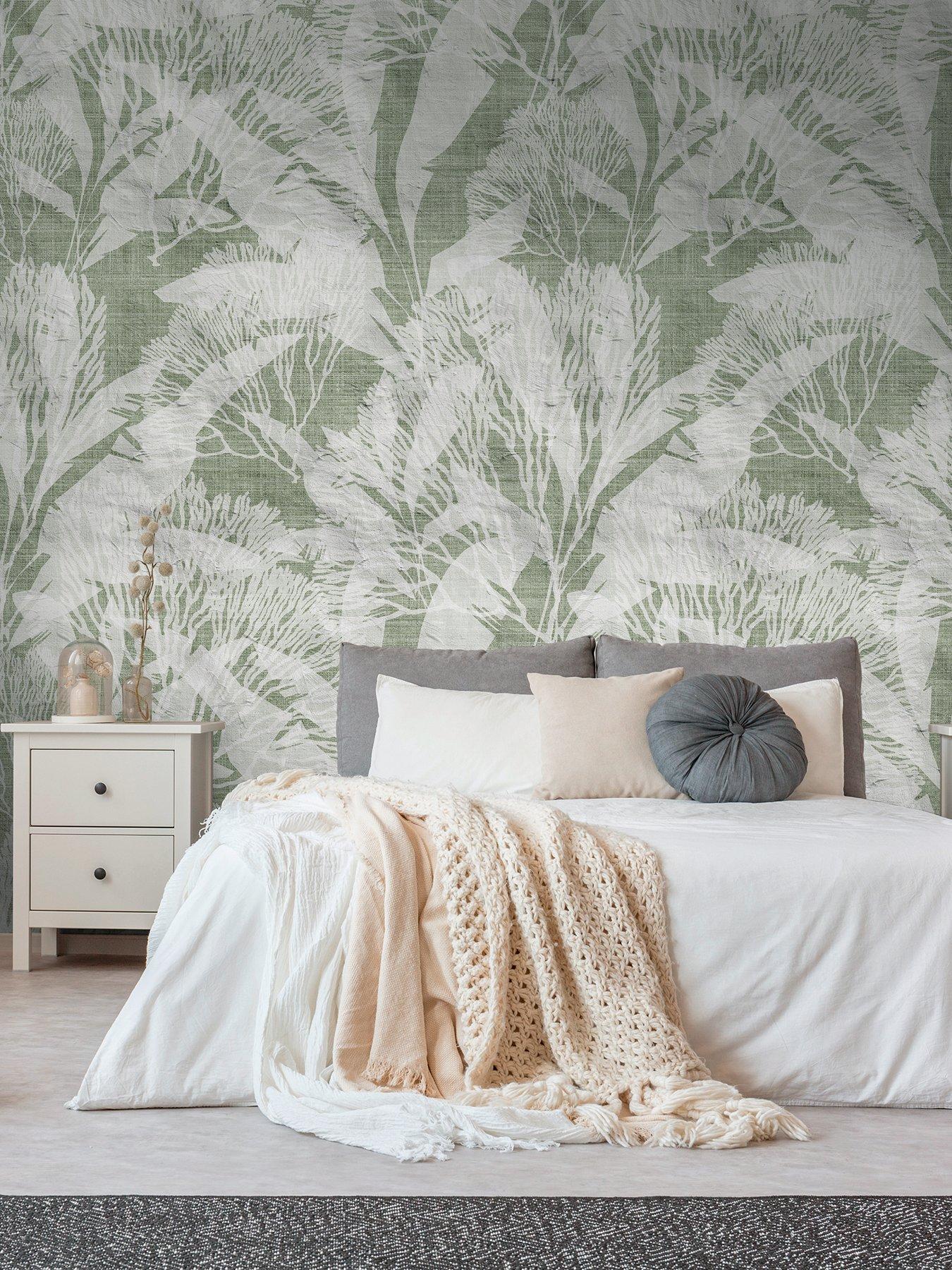 Image 1 of 4 of AS Creation Palm Springs Green Digital Mural