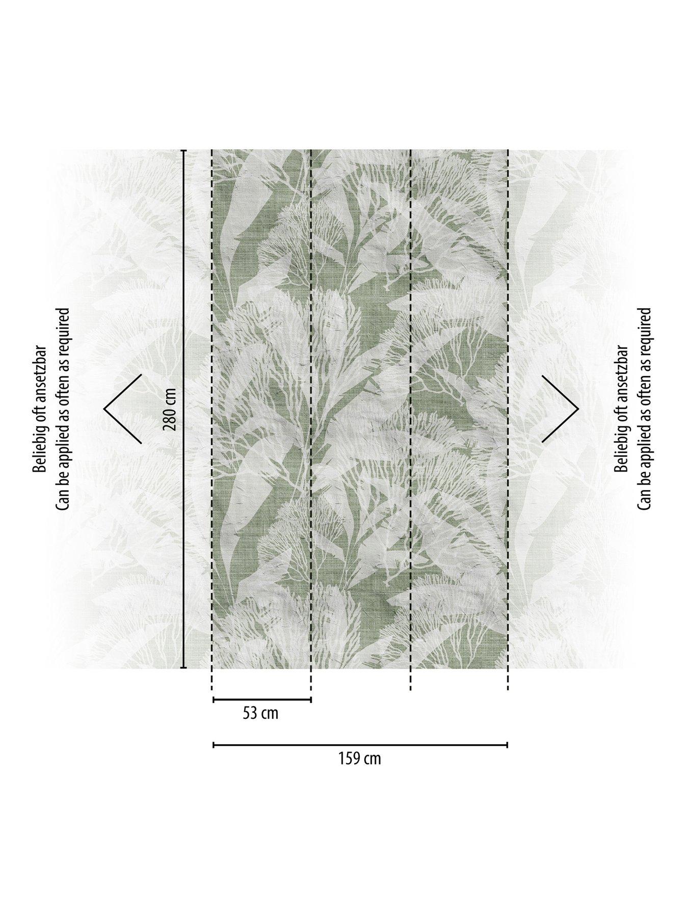 Image 4 of 4 of AS Creation Palm Springs Green Digital Mural