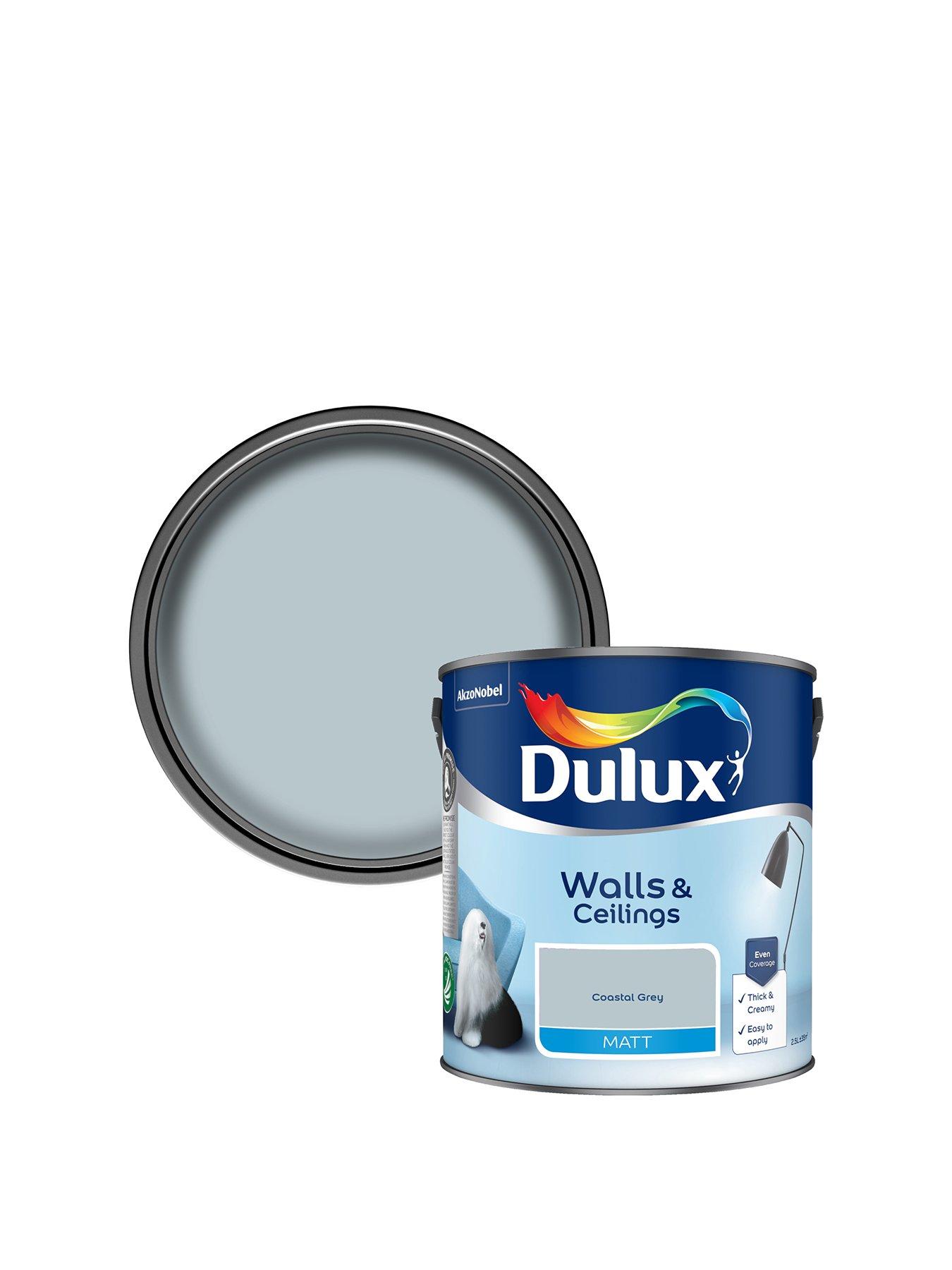  image of dulux-matt-coastal-grey-25l-paint