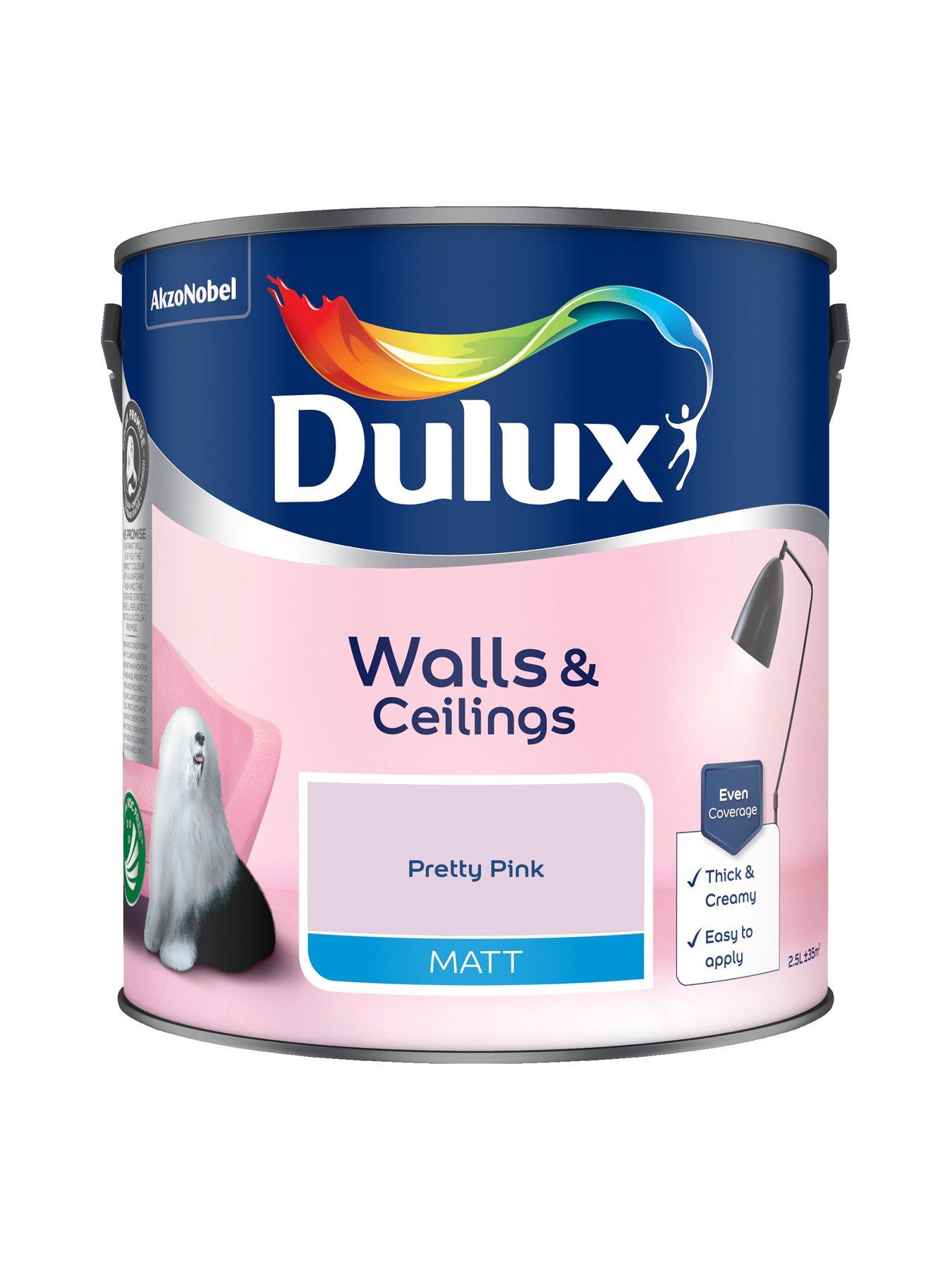  image of dulux-matt-pretty-pink-25l-paint