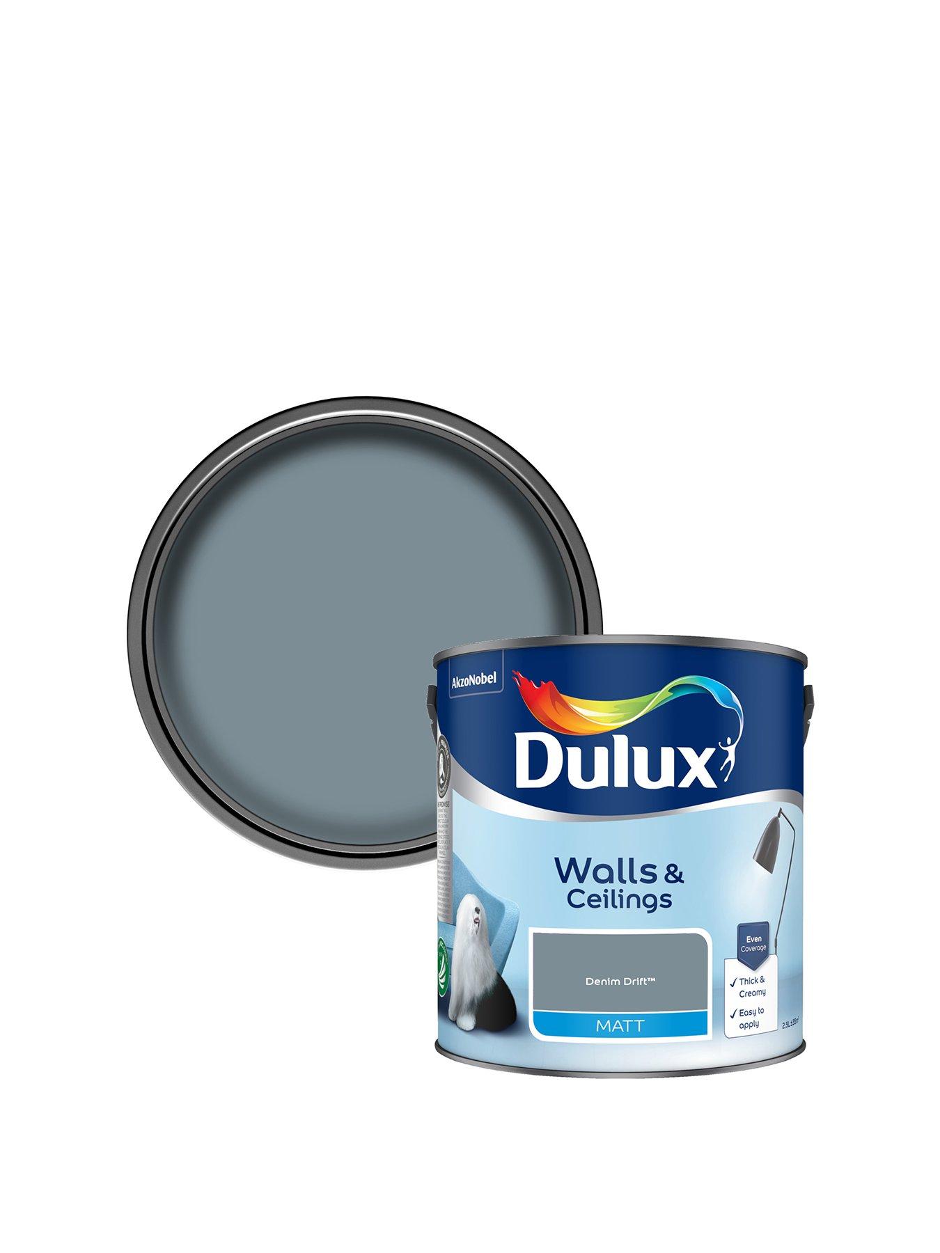  image of dulux-matt-denim-drift-25l-paint