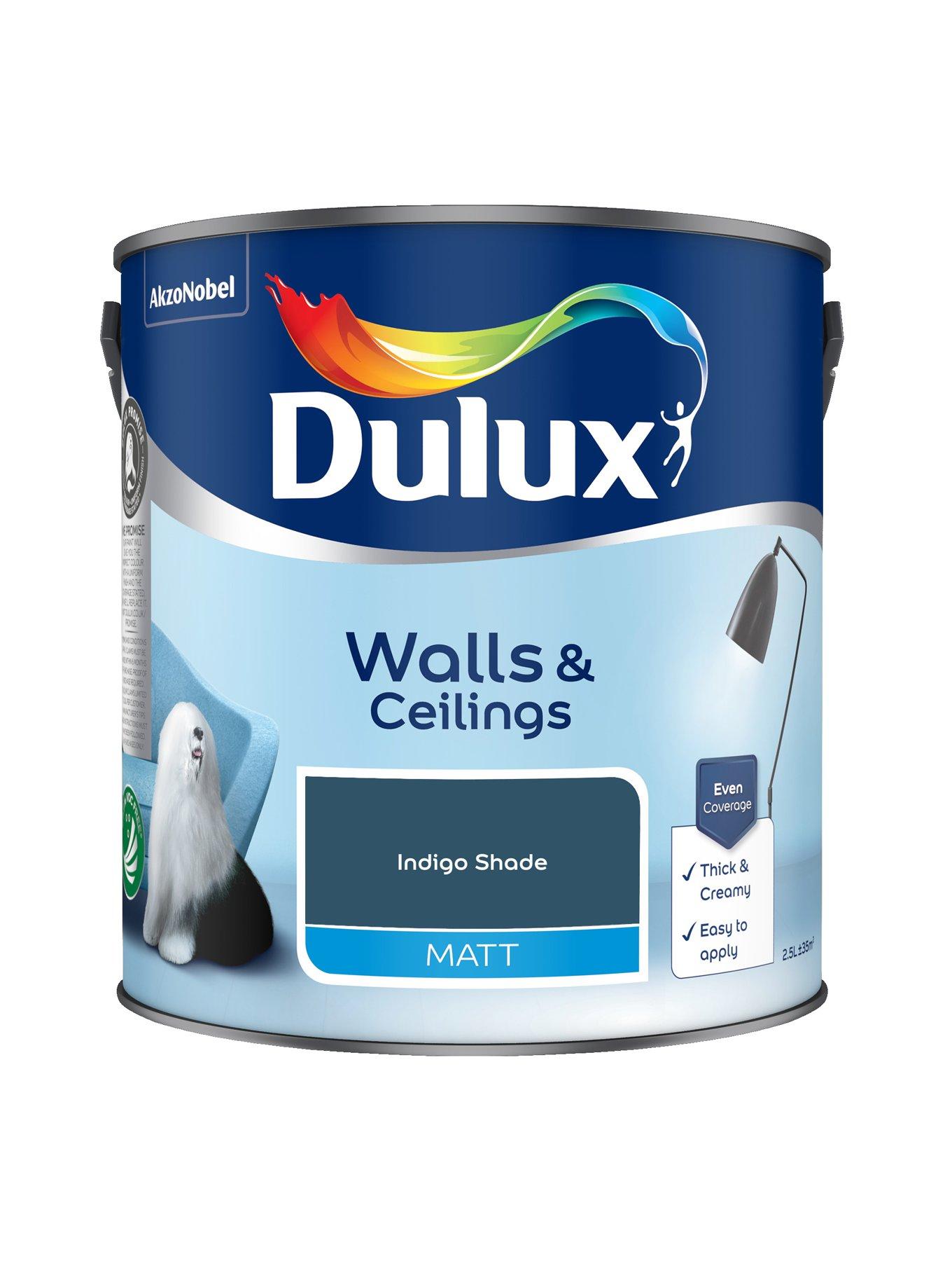  image of dulux-matt-indigo-shade-25l-paint