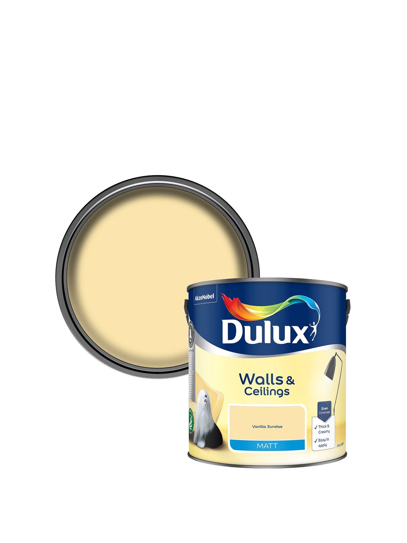  image of dulux-matt-vanilla-sundae-25l-paint