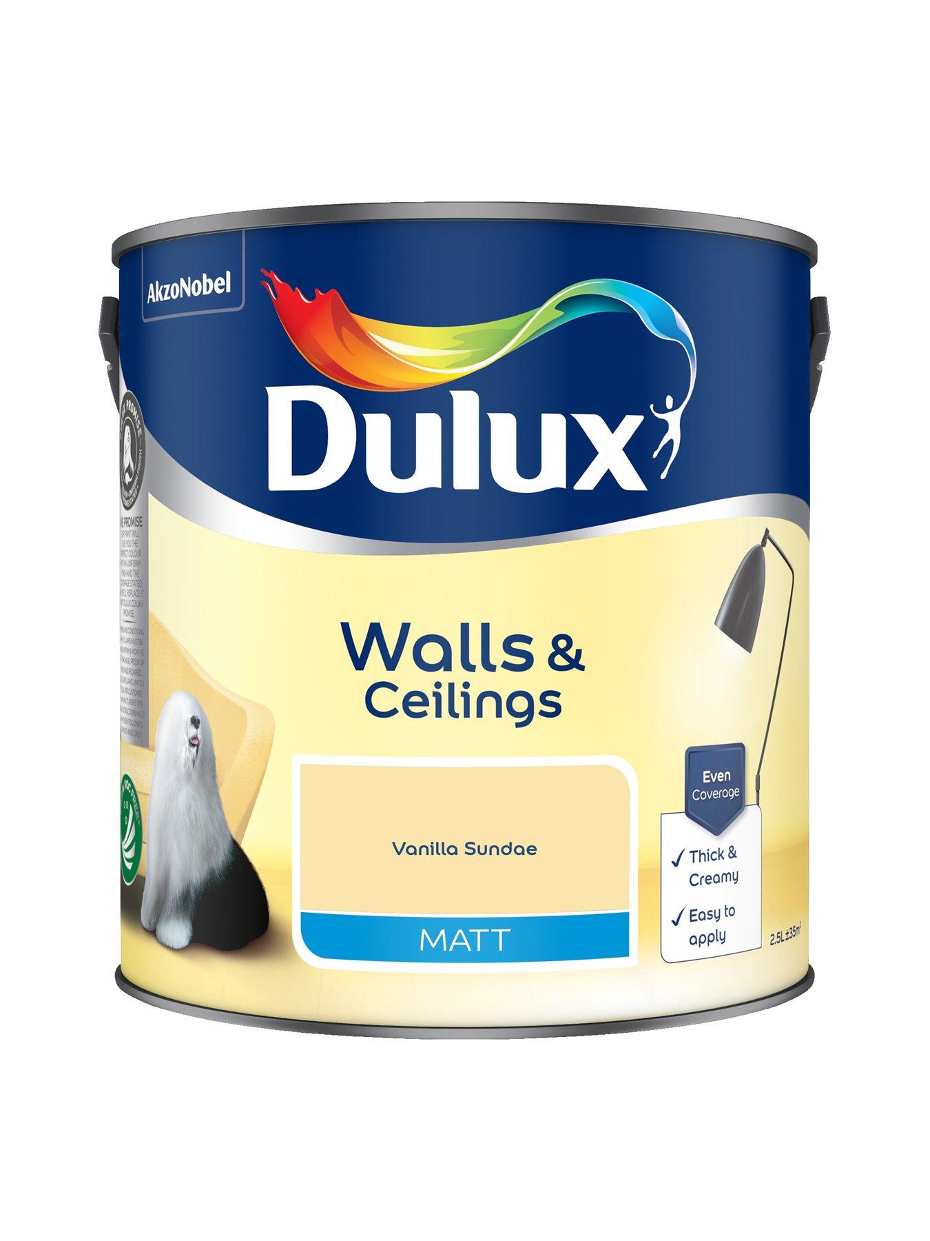  image of dulux-matt-vanilla-sundae-25l-paint