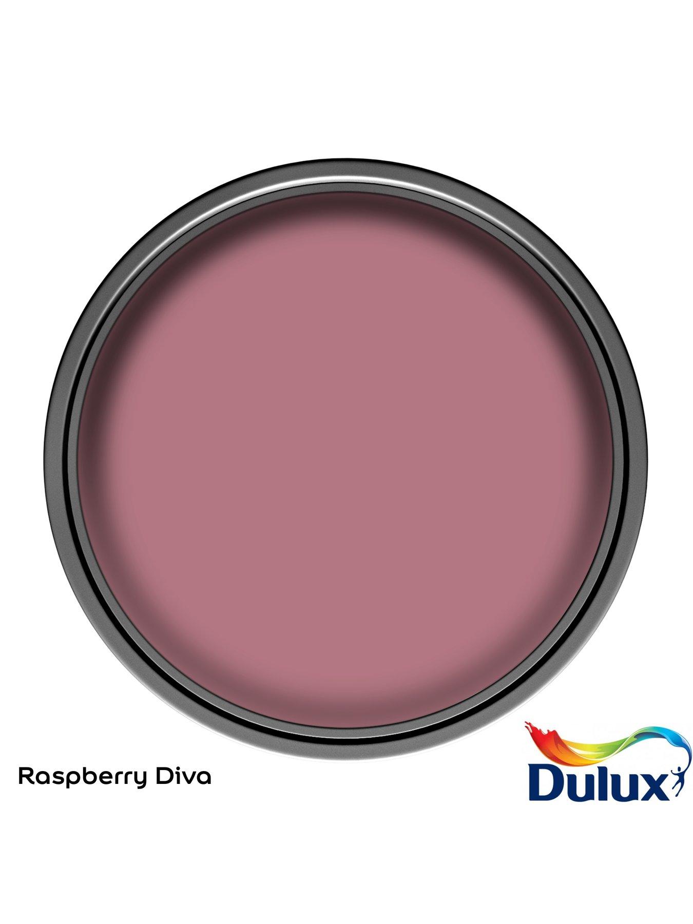 Image 3 of 6 of Dulux Stain Resistant One Coat Feature Wall Raspberry Diva 1.25L Paint
