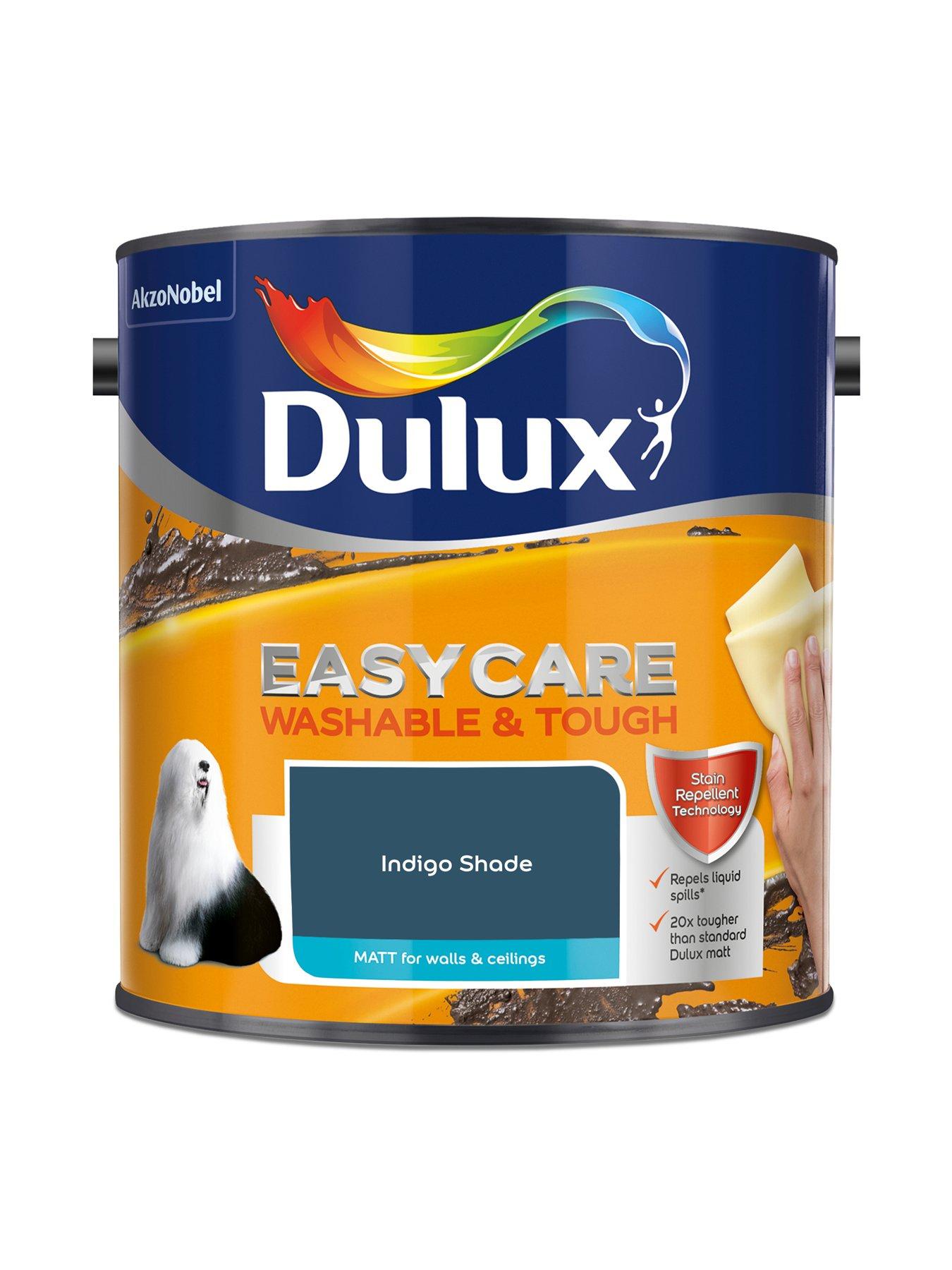 Image 2 of 6 of Dulux Easycare Washable &amp; Tough Matt Indigo Shade 2.5L Paint