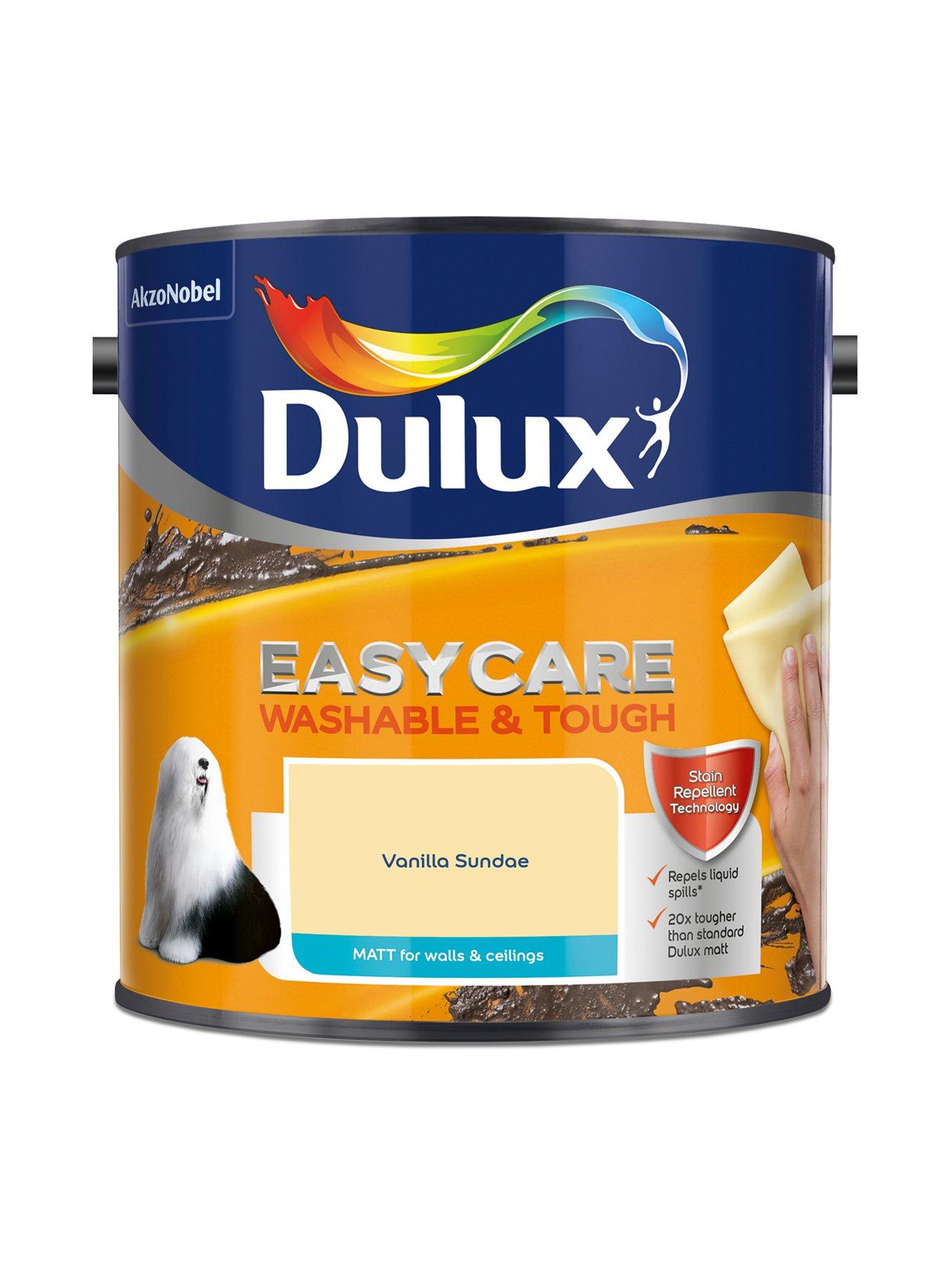 Image 2 of 6 of Dulux Easycare Washable &amp; Tough Matt Vanilla Sundae 2.5L Paint