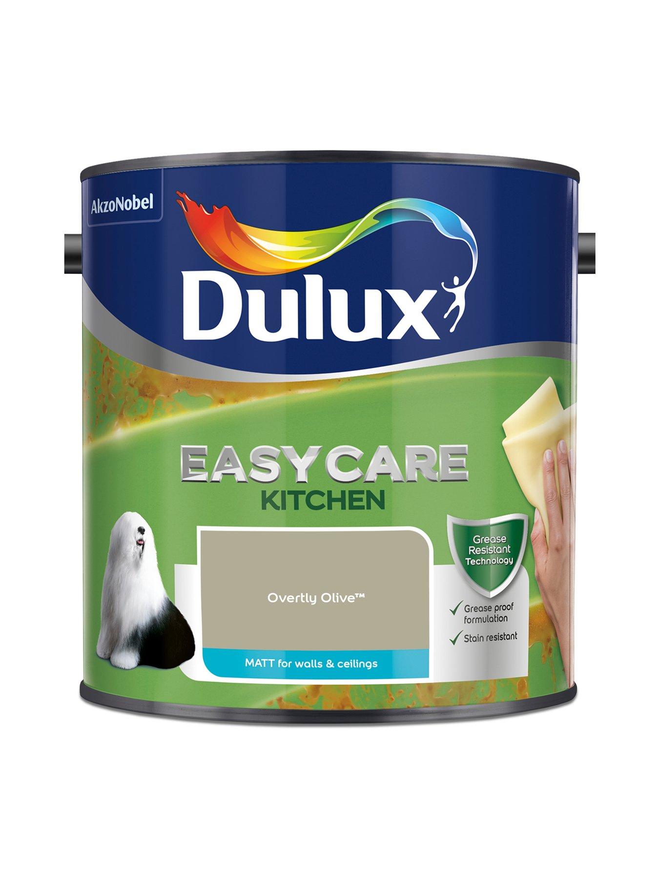 Image 2 of 6 of Dulux Easy Care Kitchen Matt Overtly Olive 2.5L Paint