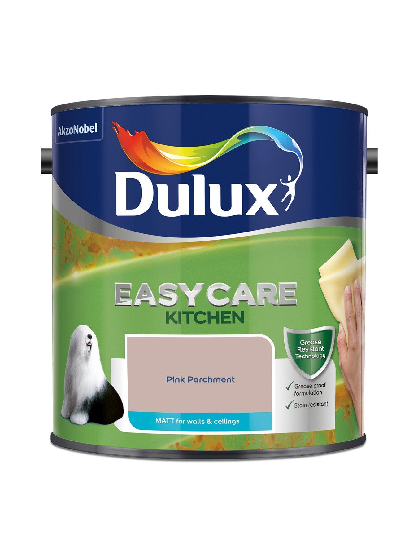 Image 2 of 6 of Dulux Easy Care Kitchen Matt Pink Parchment 2.5L Paint