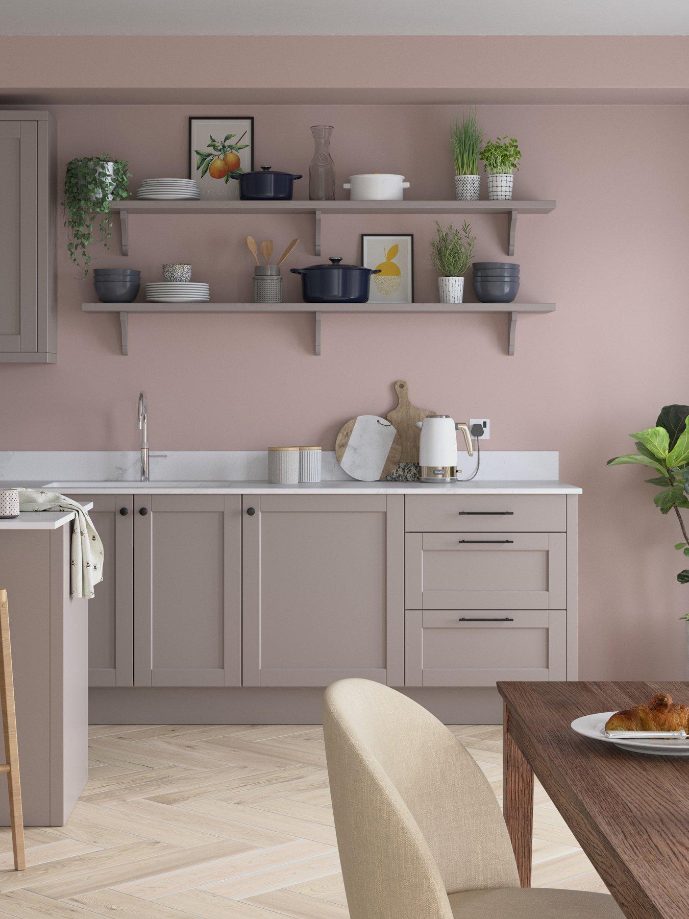 Image 6 of 6 of Dulux Easy Care Kitchen Matt Pink Parchment 2.5L Paint