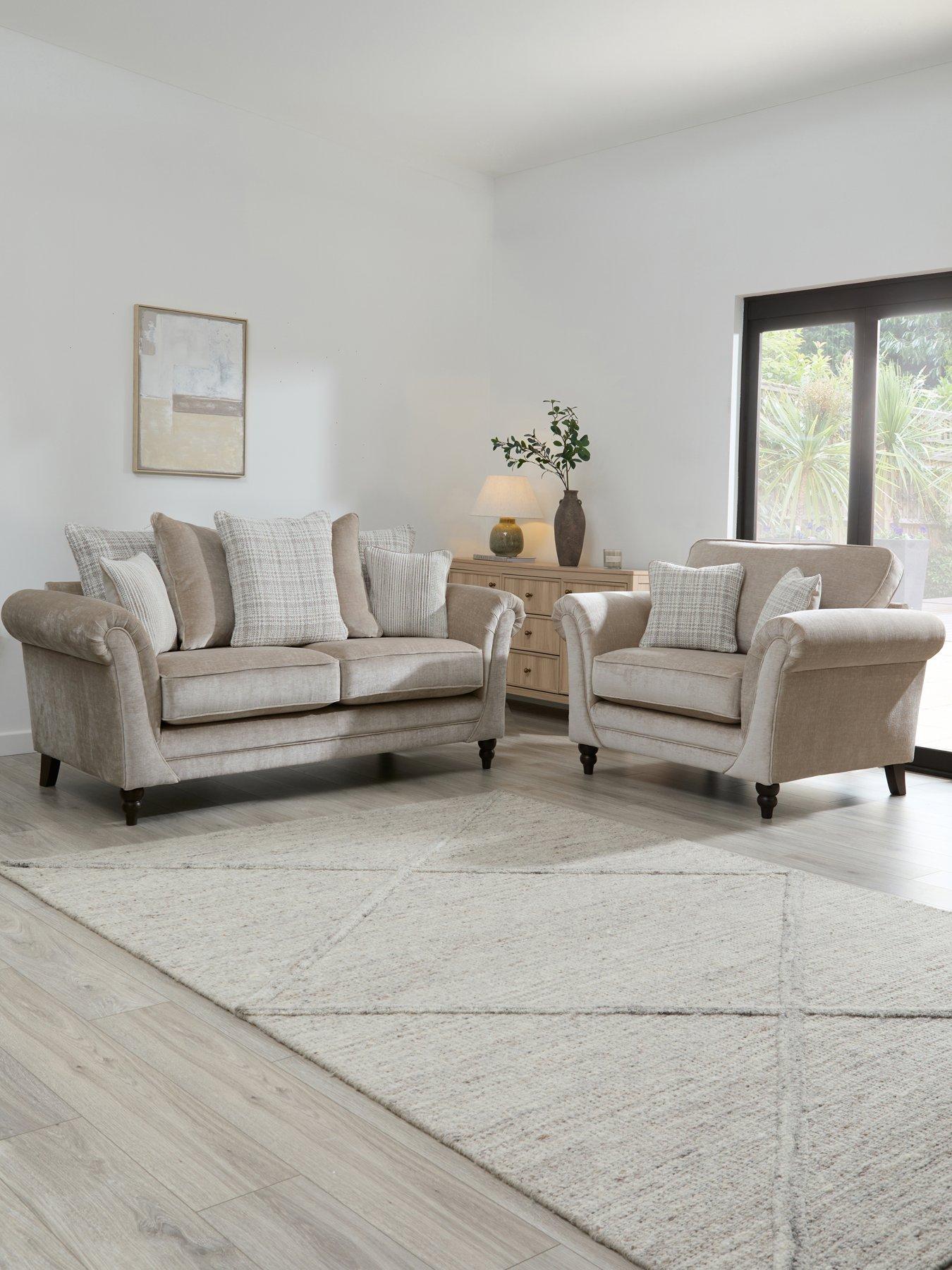 The Very Collection Highgate 3 Seater Sofa + Snuggle Chair