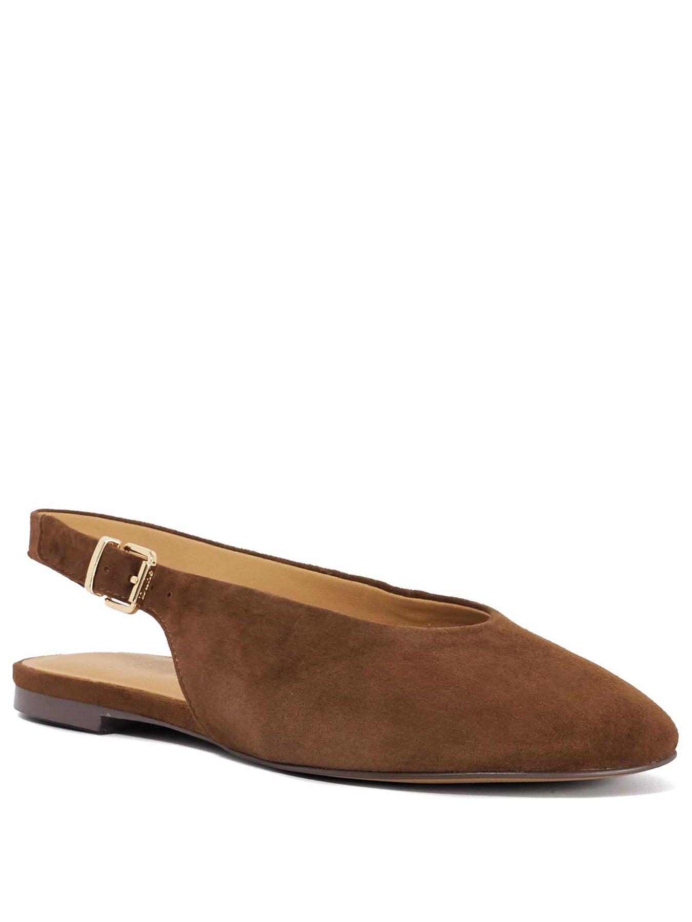 Image 2 of 6 of Dune London Honora Ballet Pumps - Brown