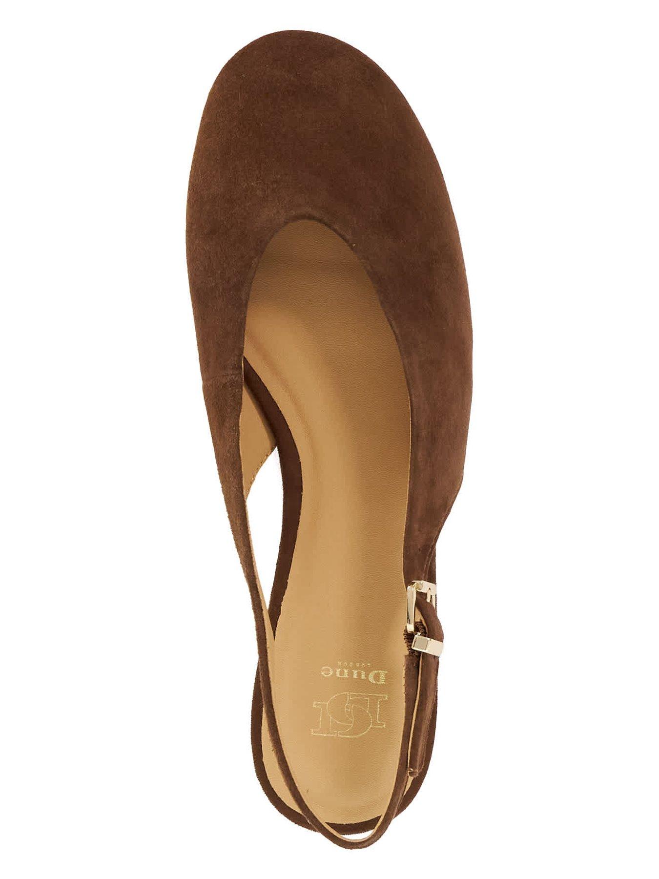 Image 4 of 6 of Dune London Honora Ballet Pumps - Brown
