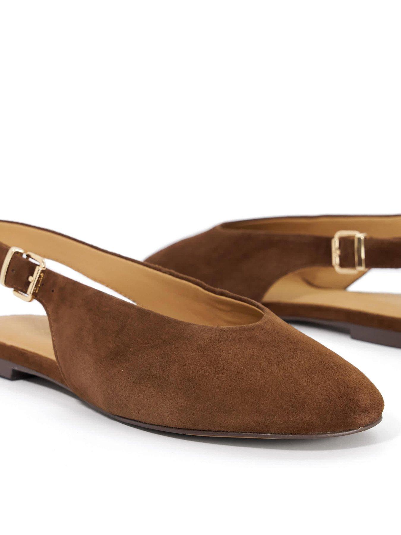 Image 5 of 6 of Dune London Honora Ballet Pumps - Brown