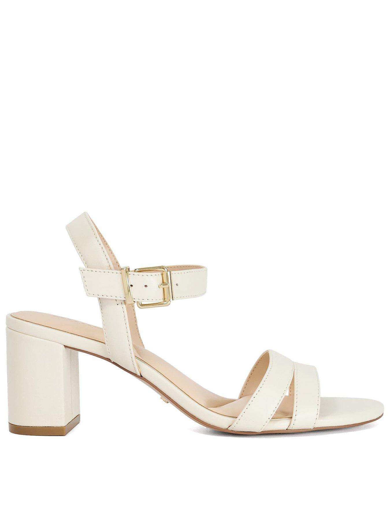 Image 1 of 6 of Dune London Merisa Smart Sandals - Cream