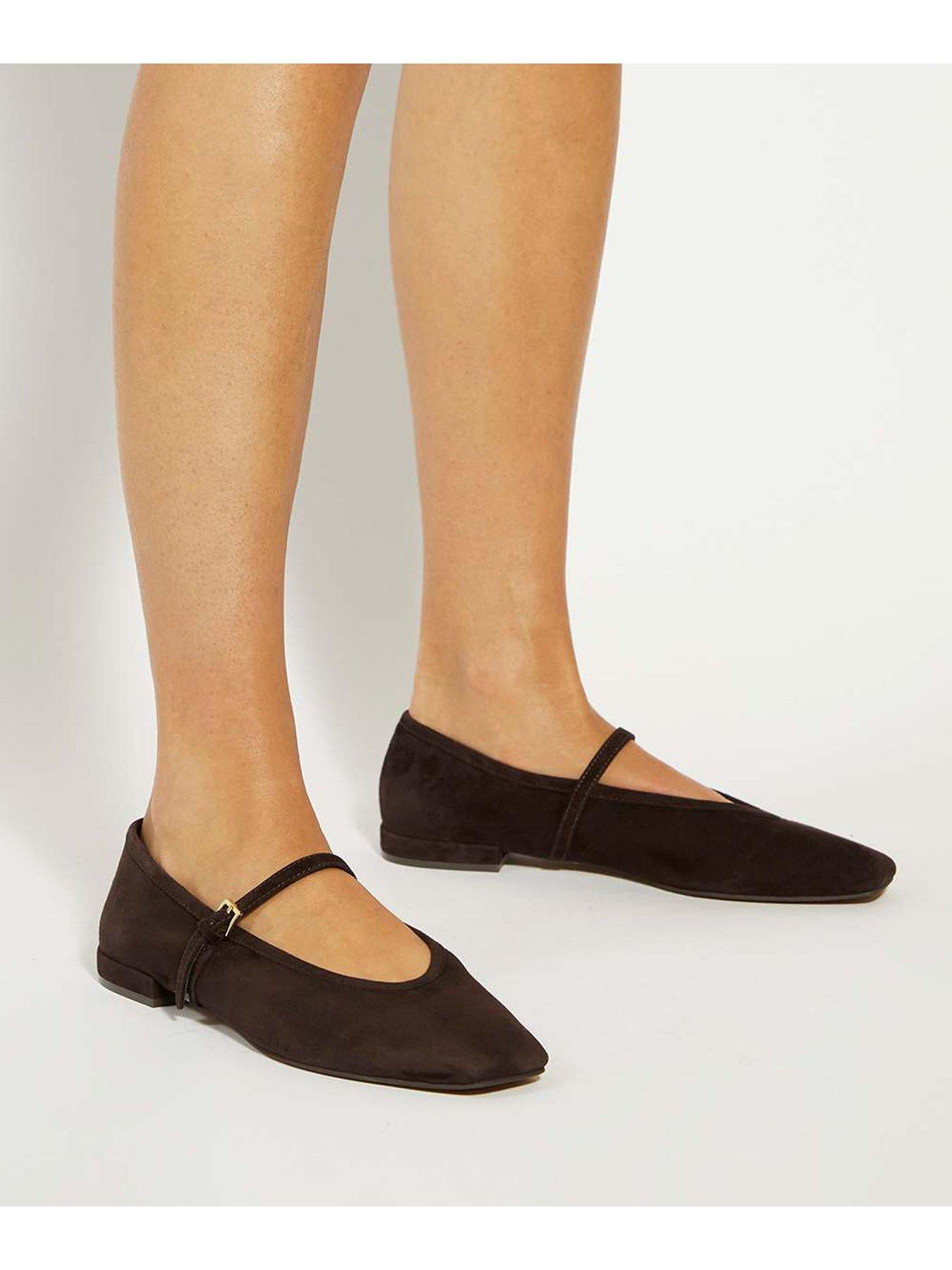 Image 6 of 6 of Dune London Heartthrob Ballet Pumps - Brown