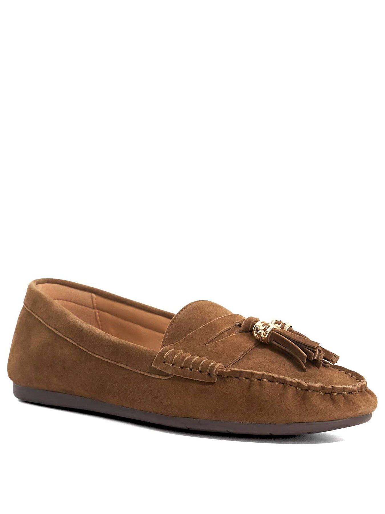  image of dune-london-geen-loafers-brown
