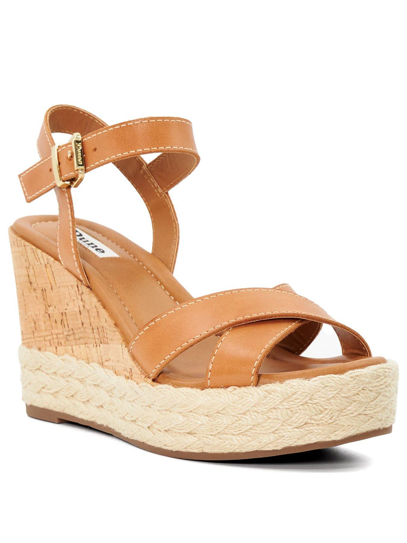  image of dune-london-kindest-wedges-tan