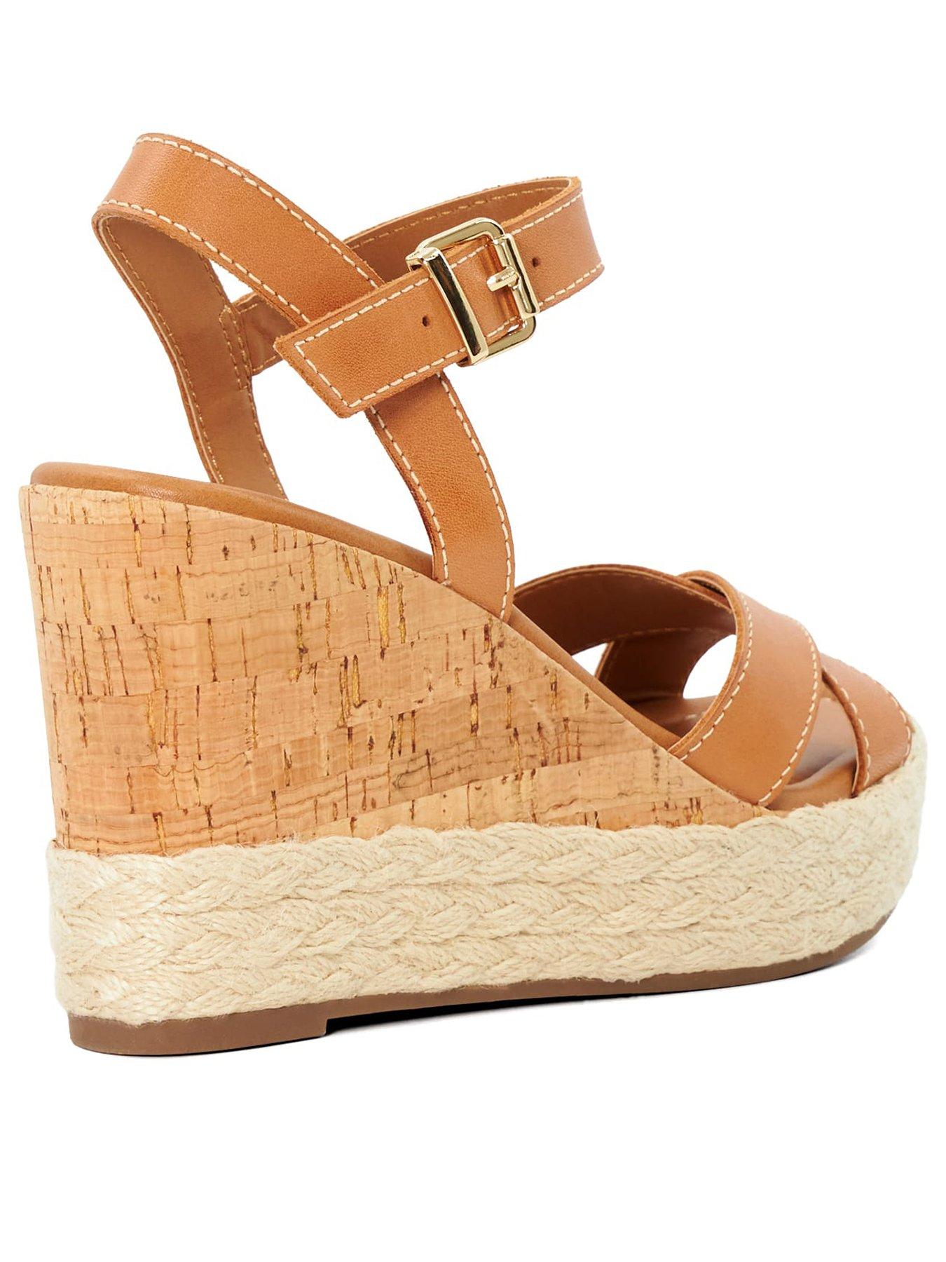  image of dune-london-kindest-wedges-tan