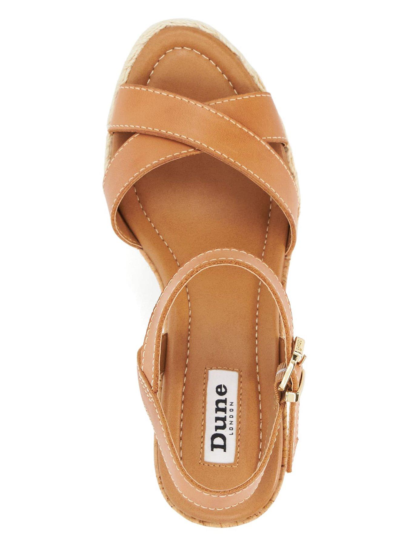  image of dune-london-kindest-wedges-tan