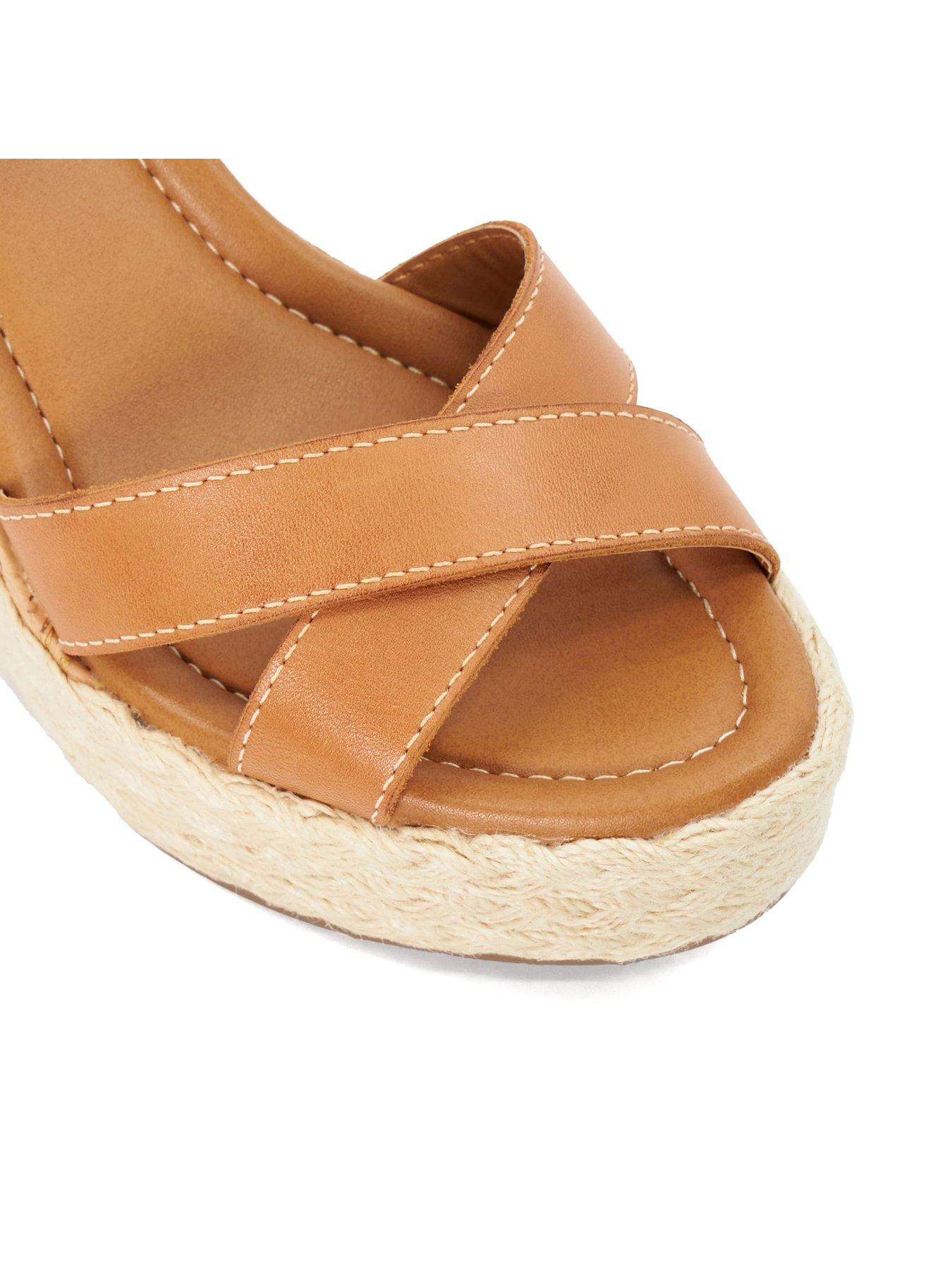  image of dune-london-kindest-wedges-tan