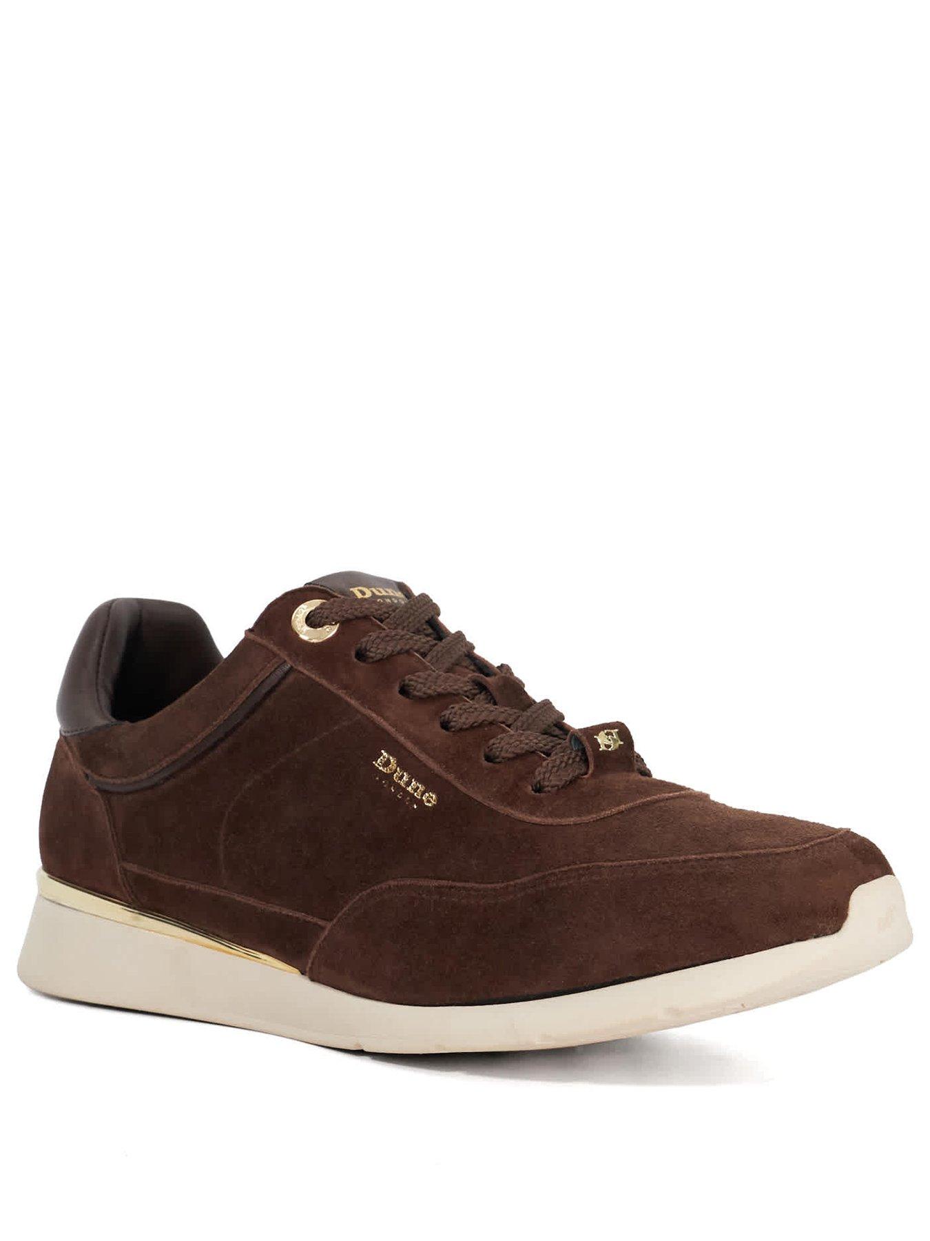  image of dune-london-entitle-trainers-brown