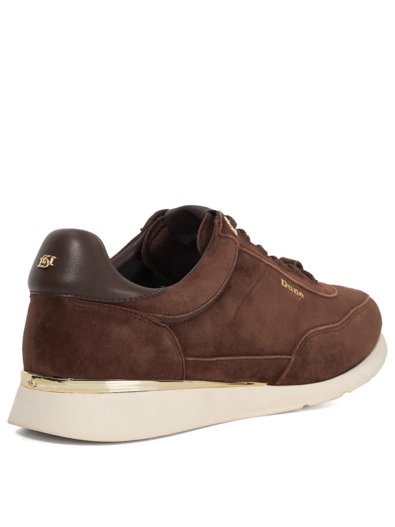  image of dune-london-entitle-trainers-brown