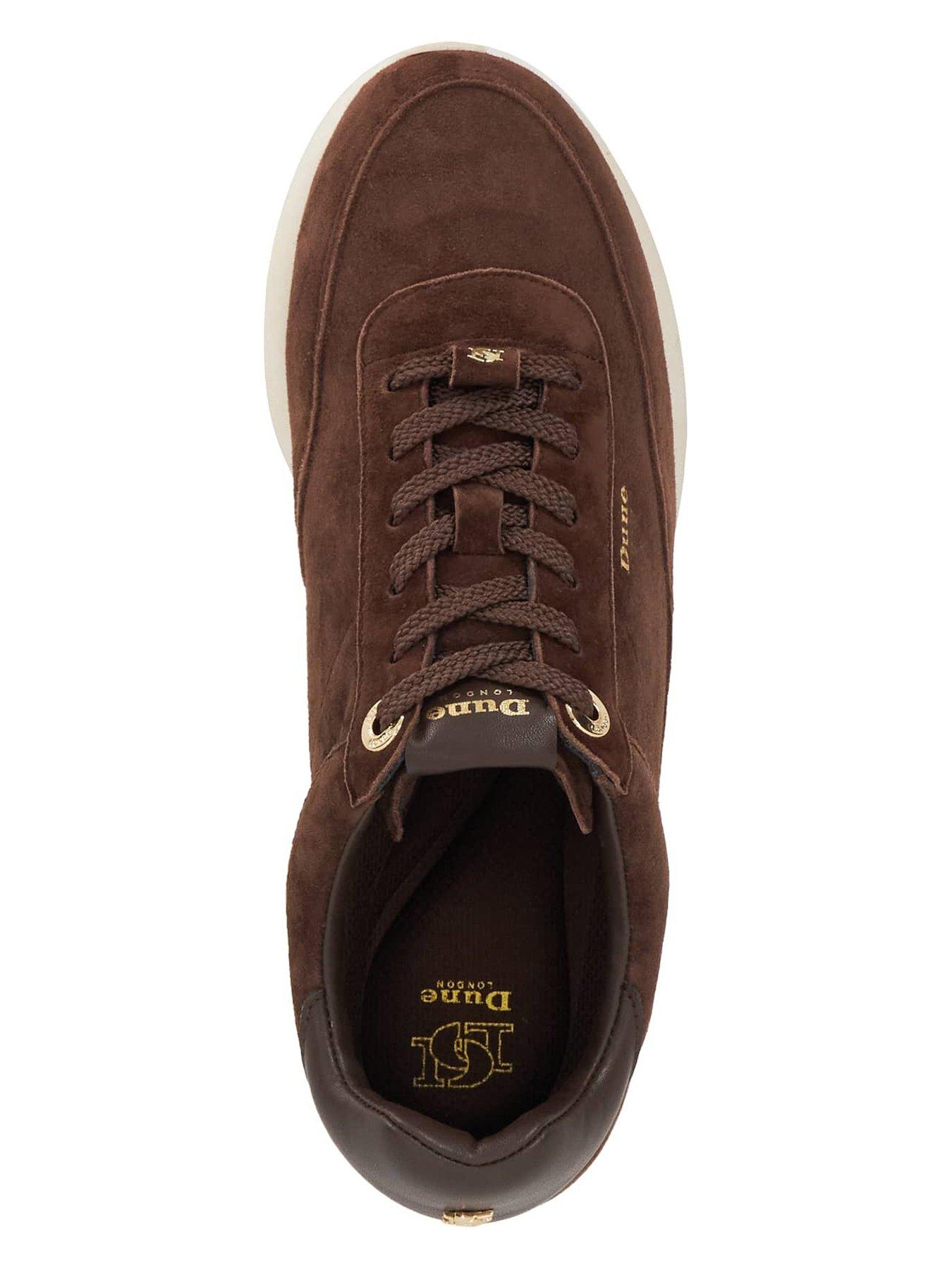  image of dune-london-entitle-trainers-brown