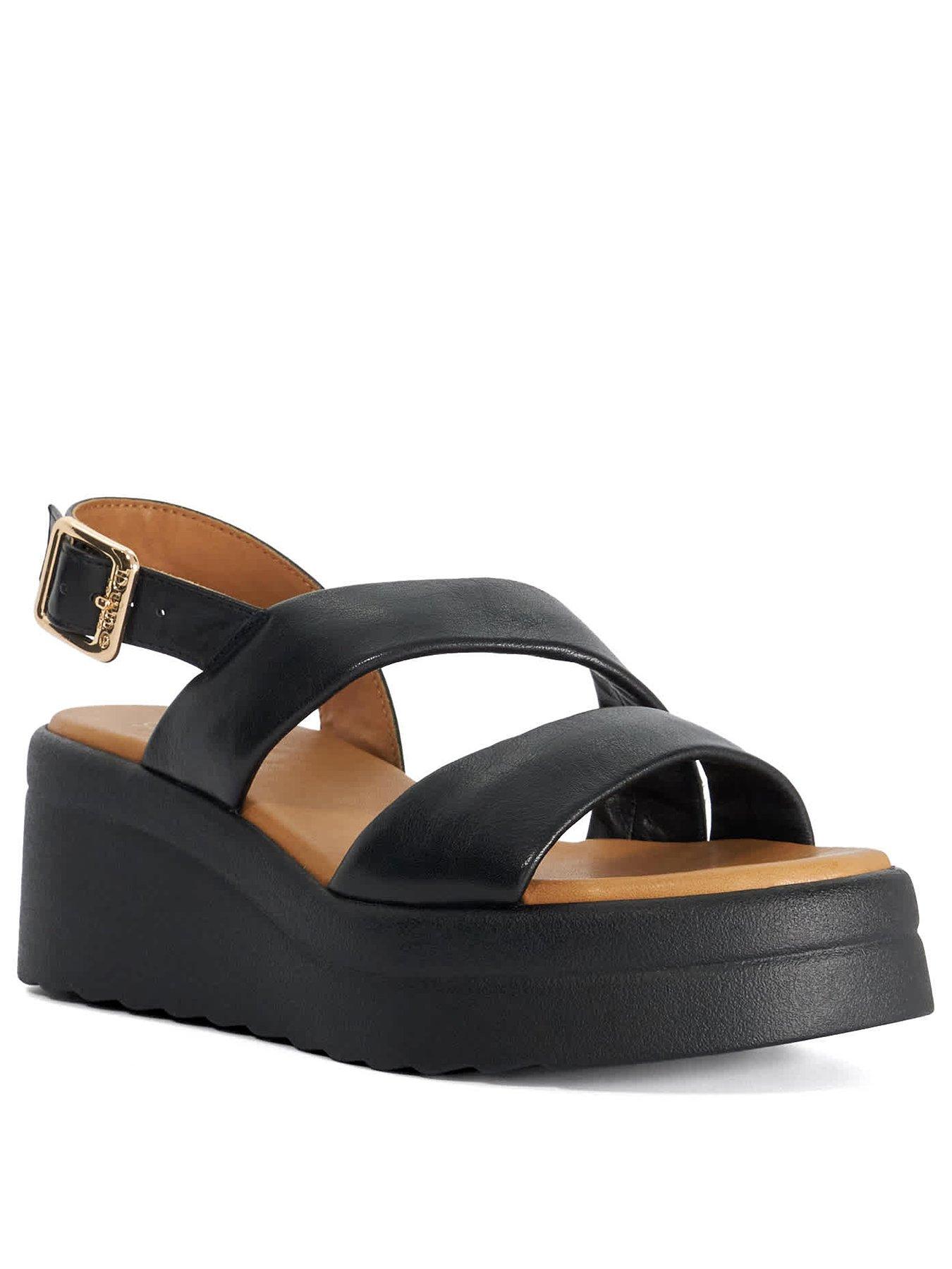 stillFront image of dune-london-karing-wedges-black