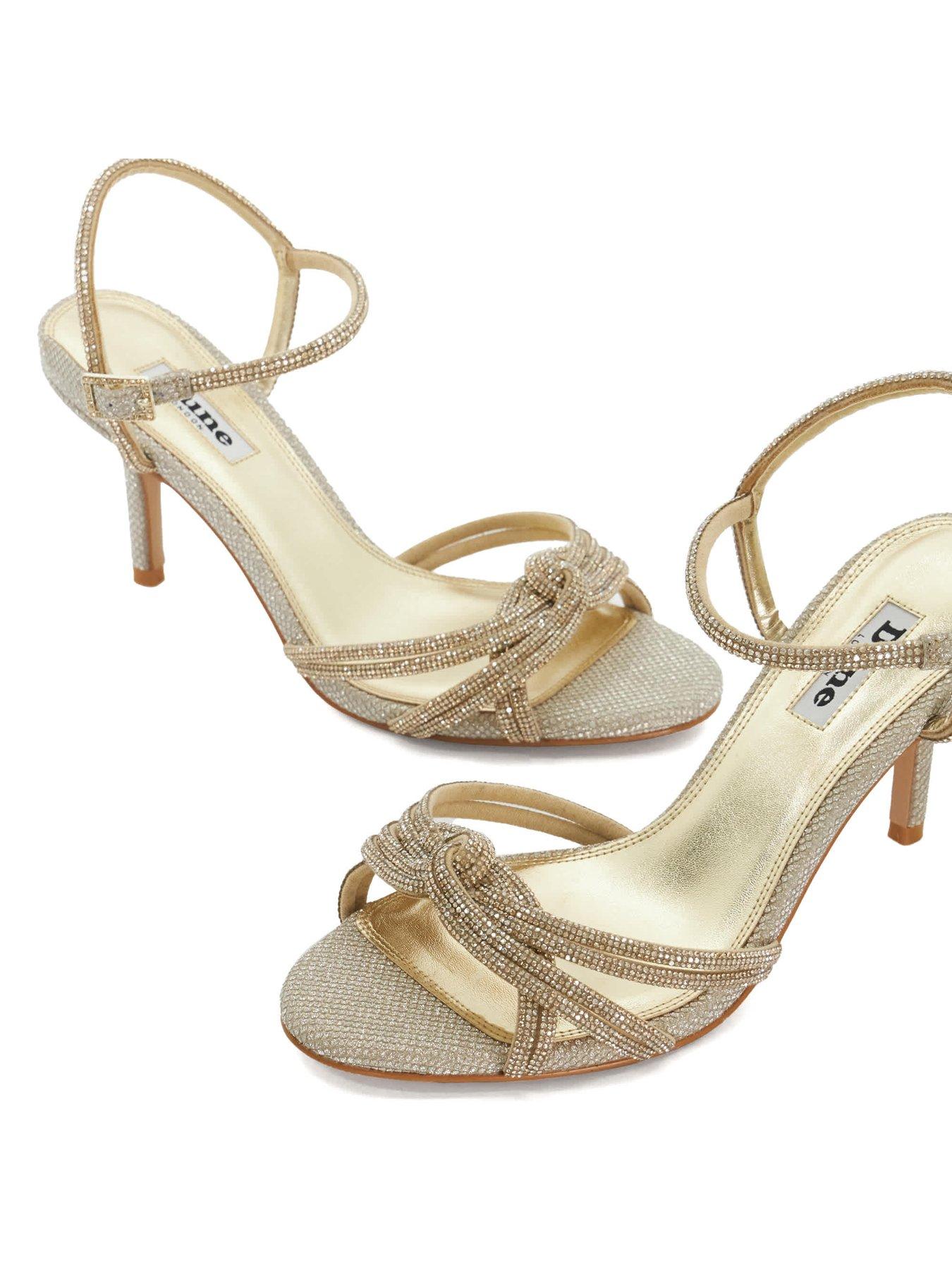Image 5 of 6 of Dune London Marvelous Heeled Sandals - Gold