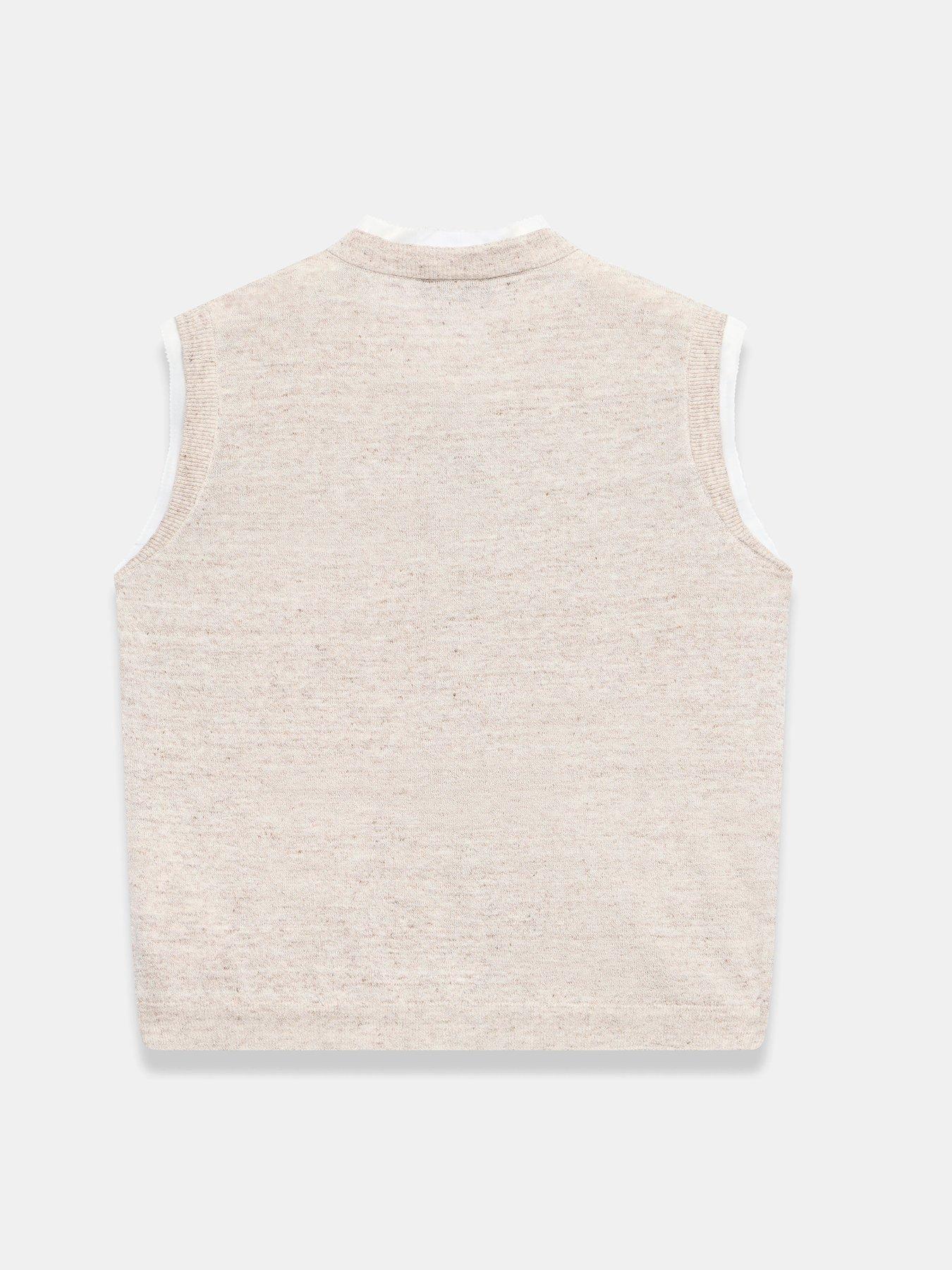  image of mint-velvet-neutral-linen-woven-mix-top-cream