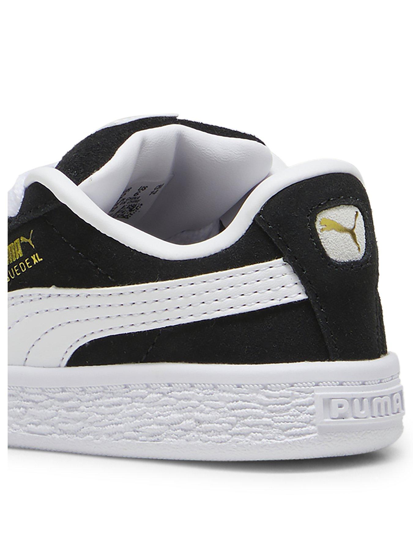  image of puma-infants-suede-xl-ac-trainers-black