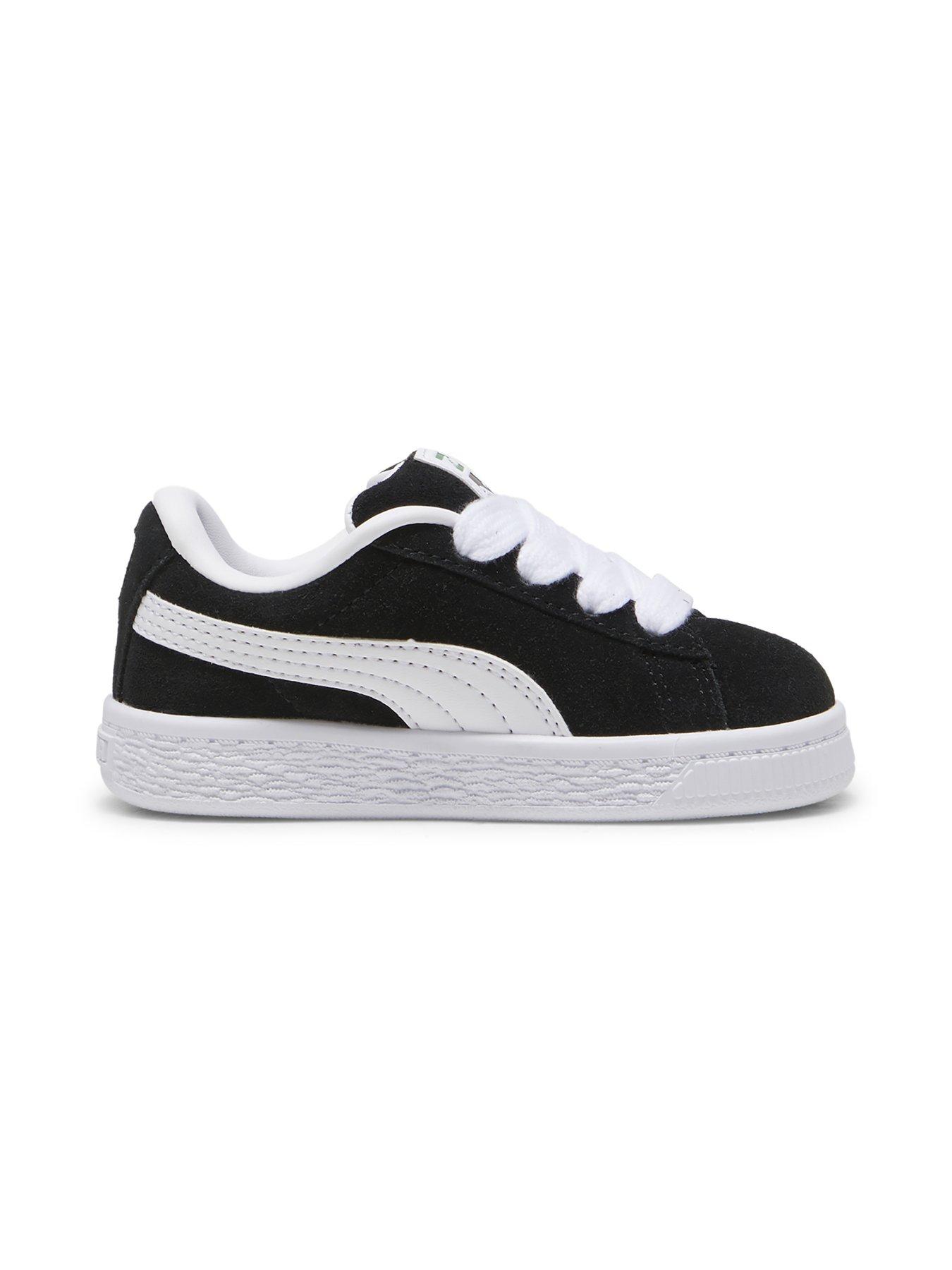  image of puma-infants-suede-xl-ac-trainers-black