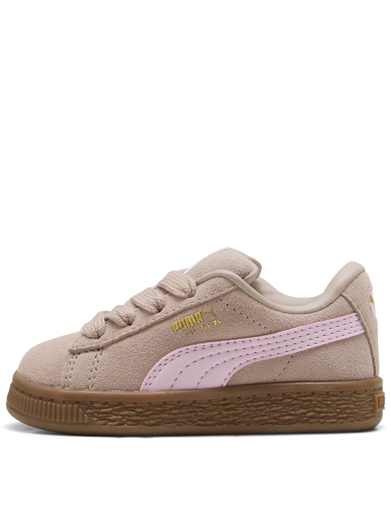 Puma Infants Suede Xl Ac Trainers - Pink