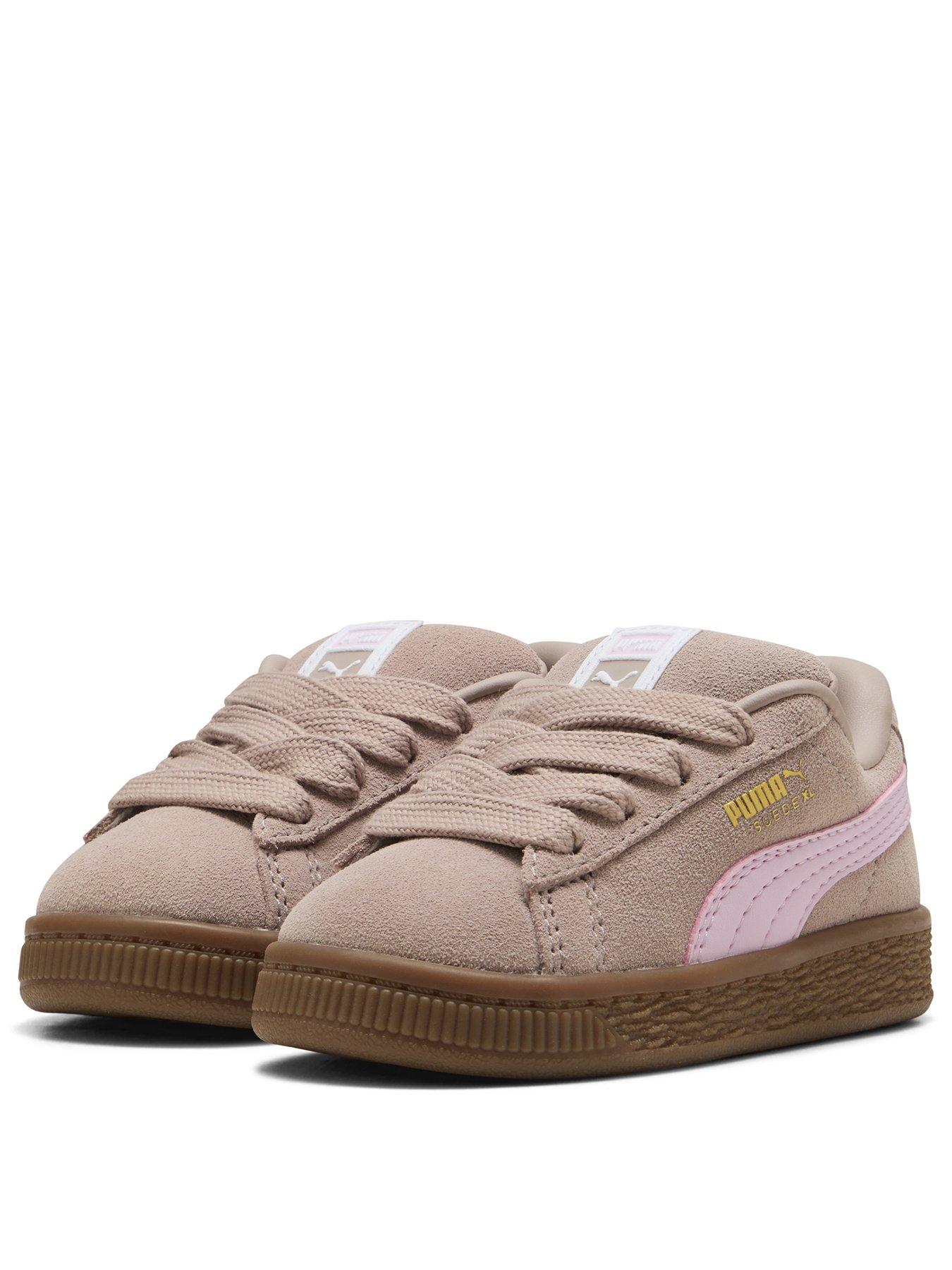  image of puma-infants-suede-xl-ac-trainers-pink