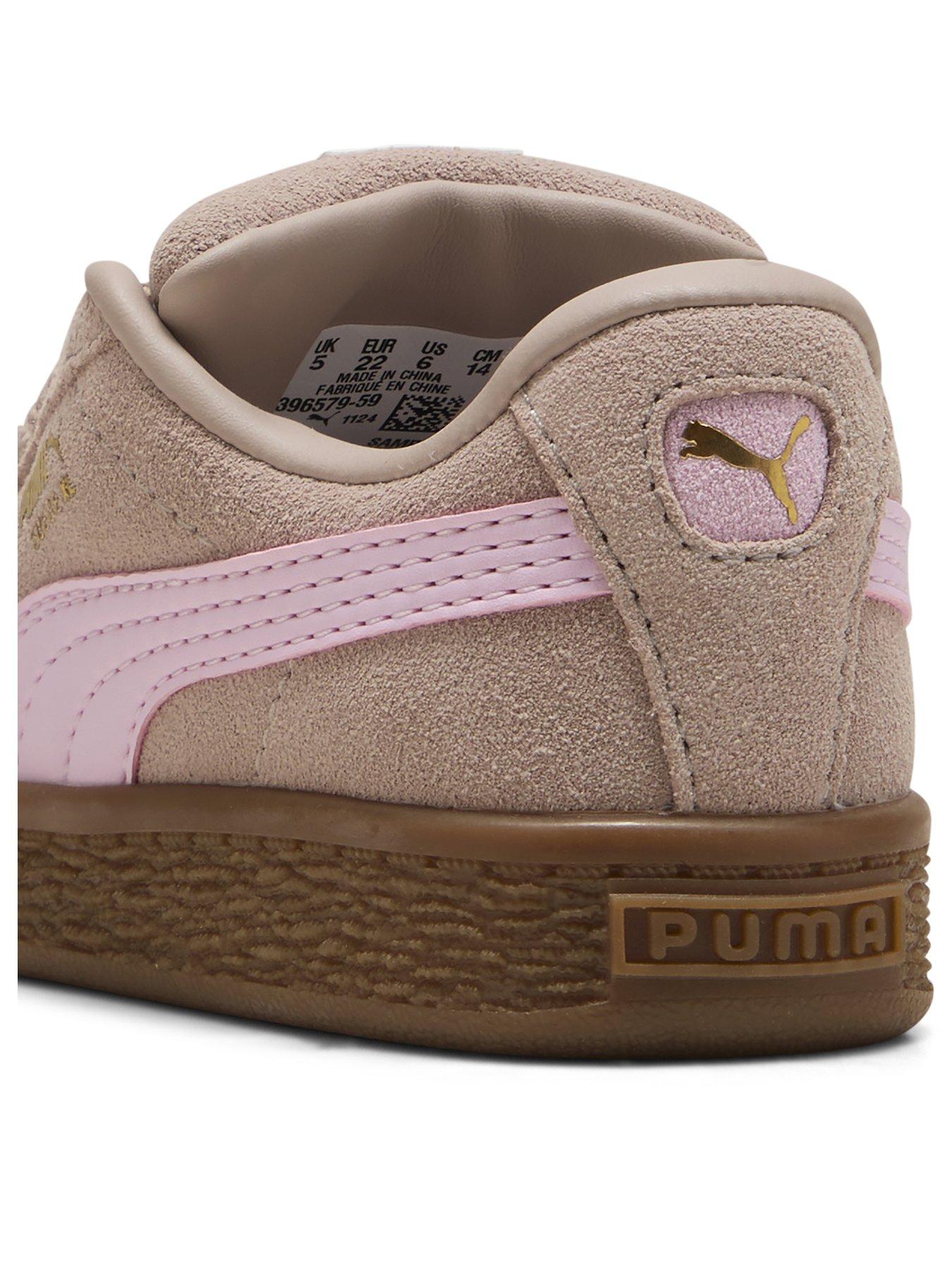  image of puma-infants-suede-xl-ac-trainers-pink