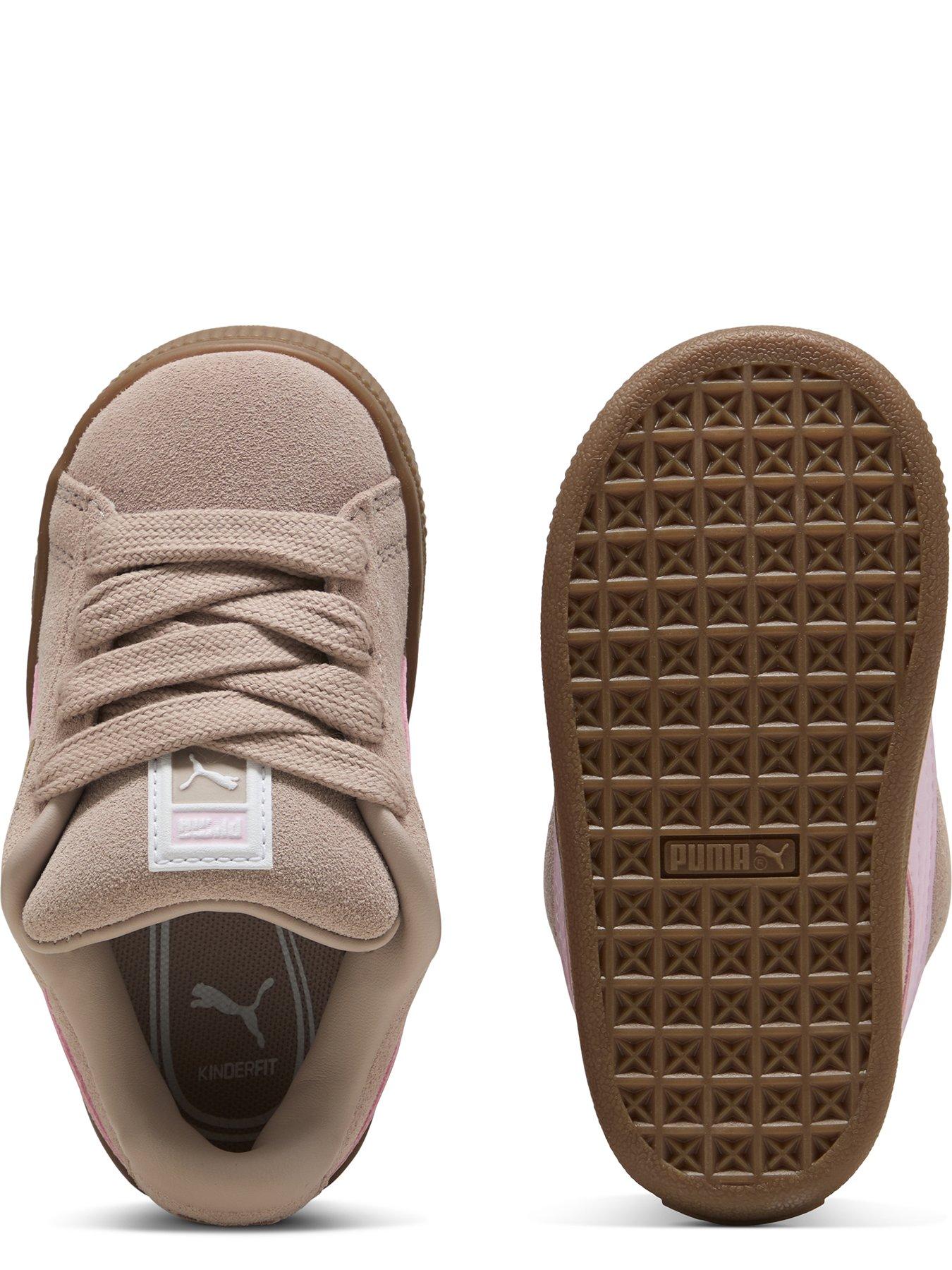  image of puma-infants-suede-xl-ac-trainers-pink