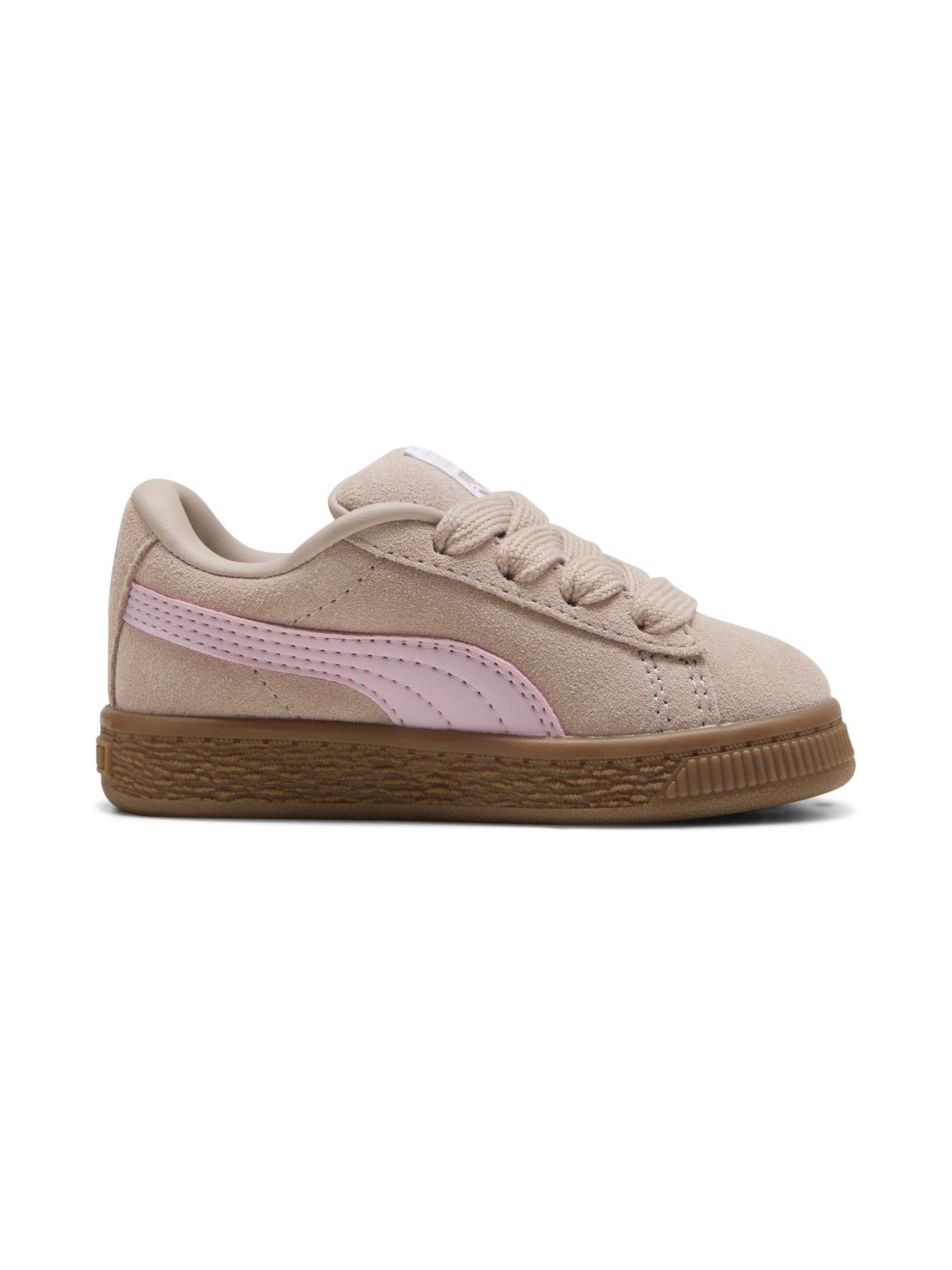  image of puma-infants-suede-xl-ac-trainers-pink