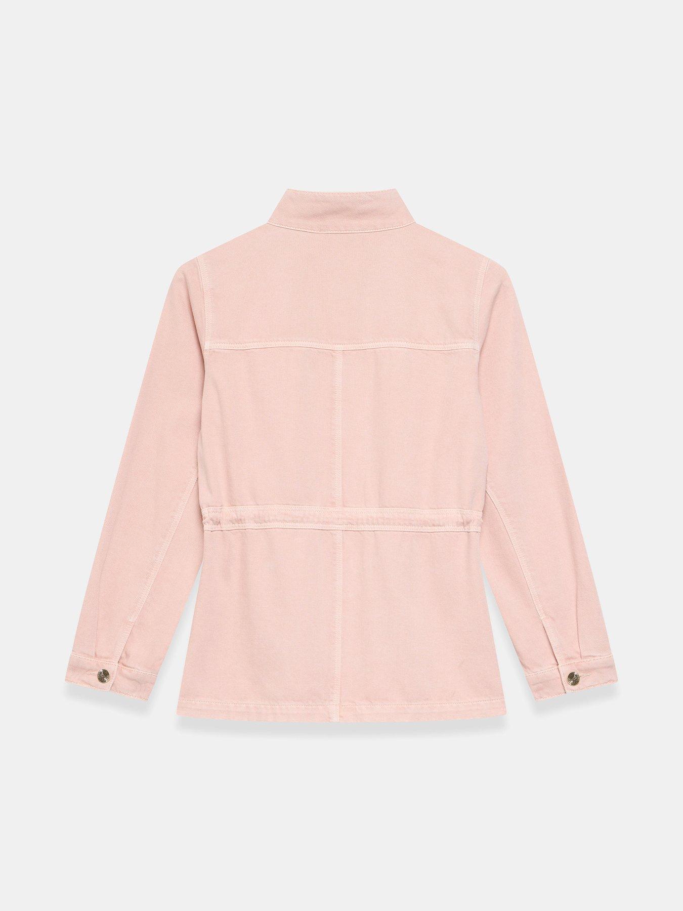  image of mint-velvet-washed-utility-shacket-light-pink