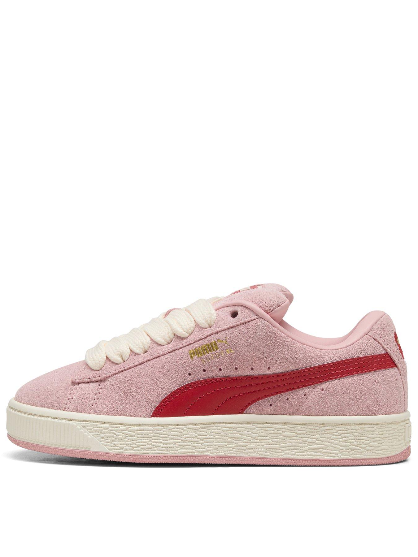 Puma Junior Suede Xl Trainers - Pink