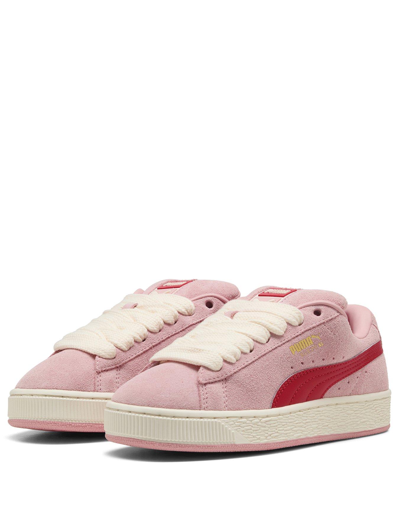  image of puma-junior-suede-xl-trainers-pink