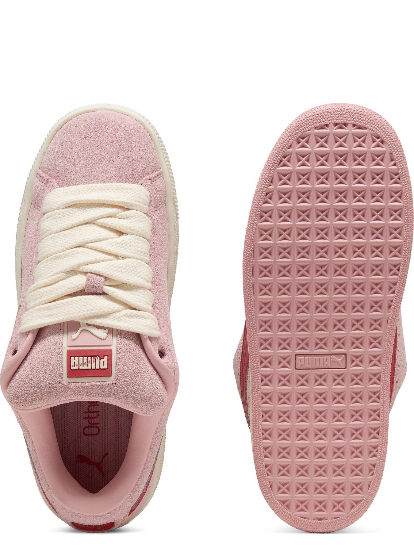  image of puma-junior-suede-xl-trainers-pink