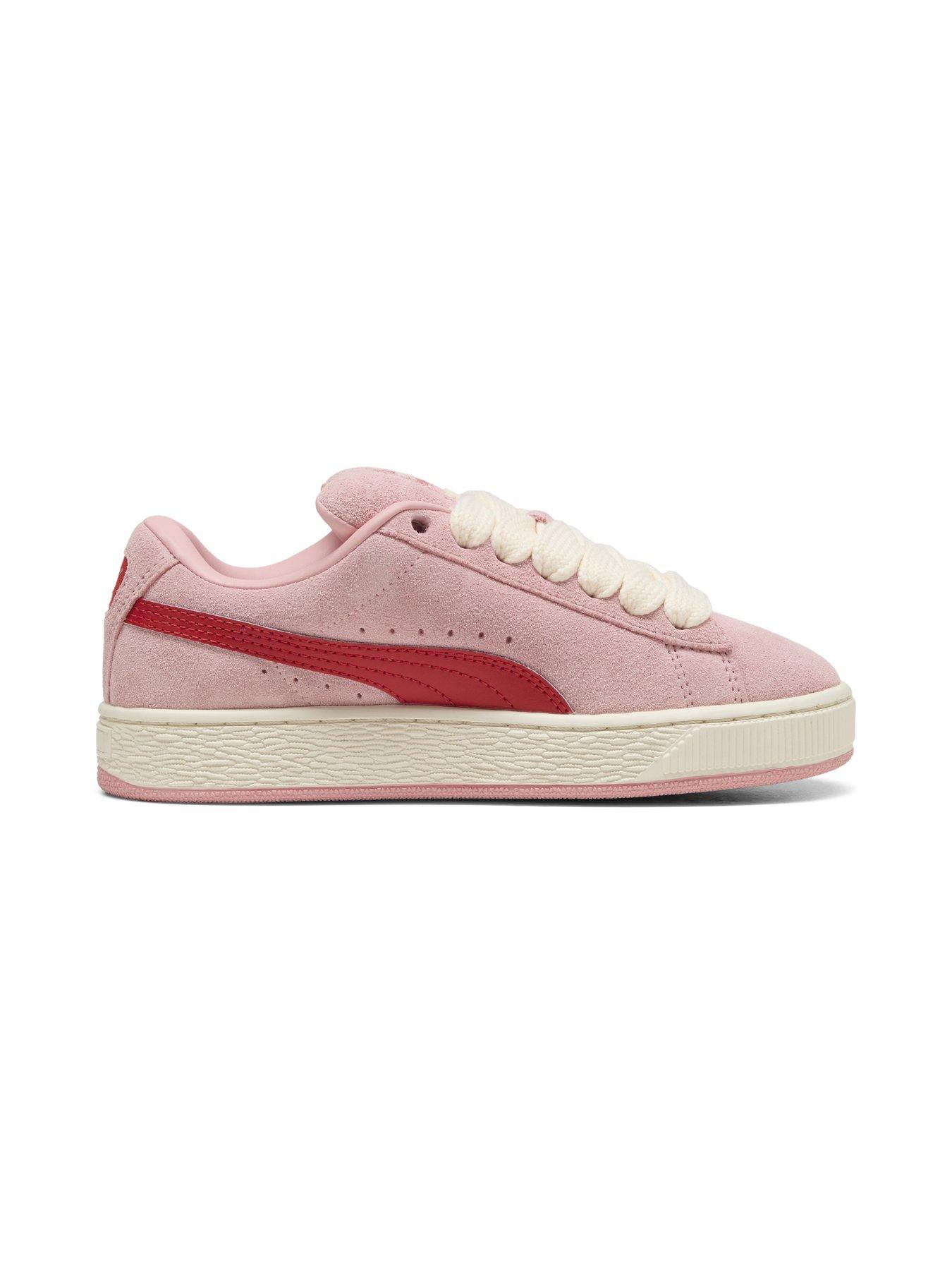  image of puma-junior-suede-xl-trainers-pink