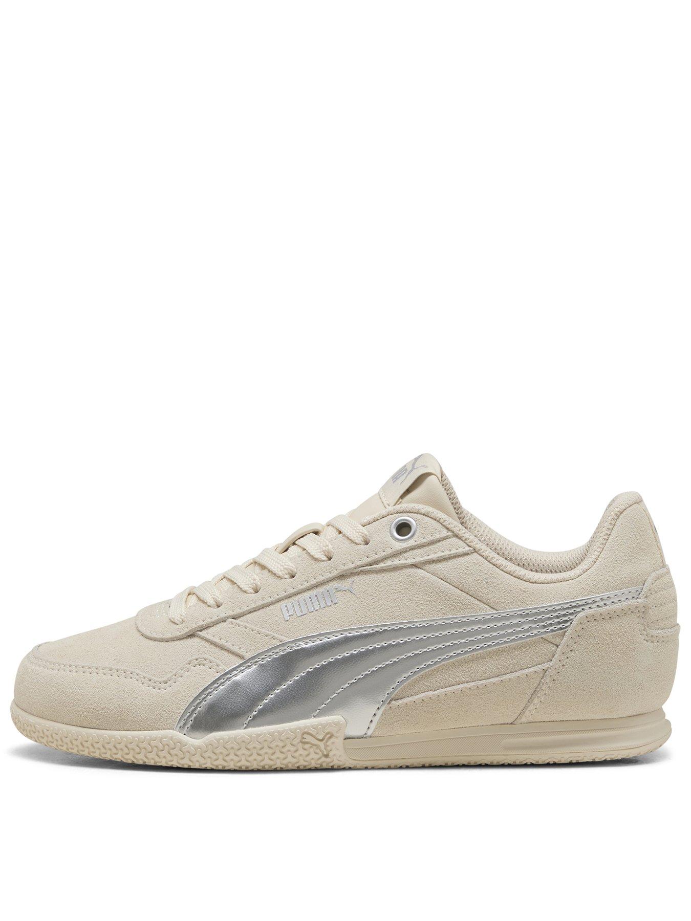 Puma Junior Bella Donna Sd Metallic Trainers - White