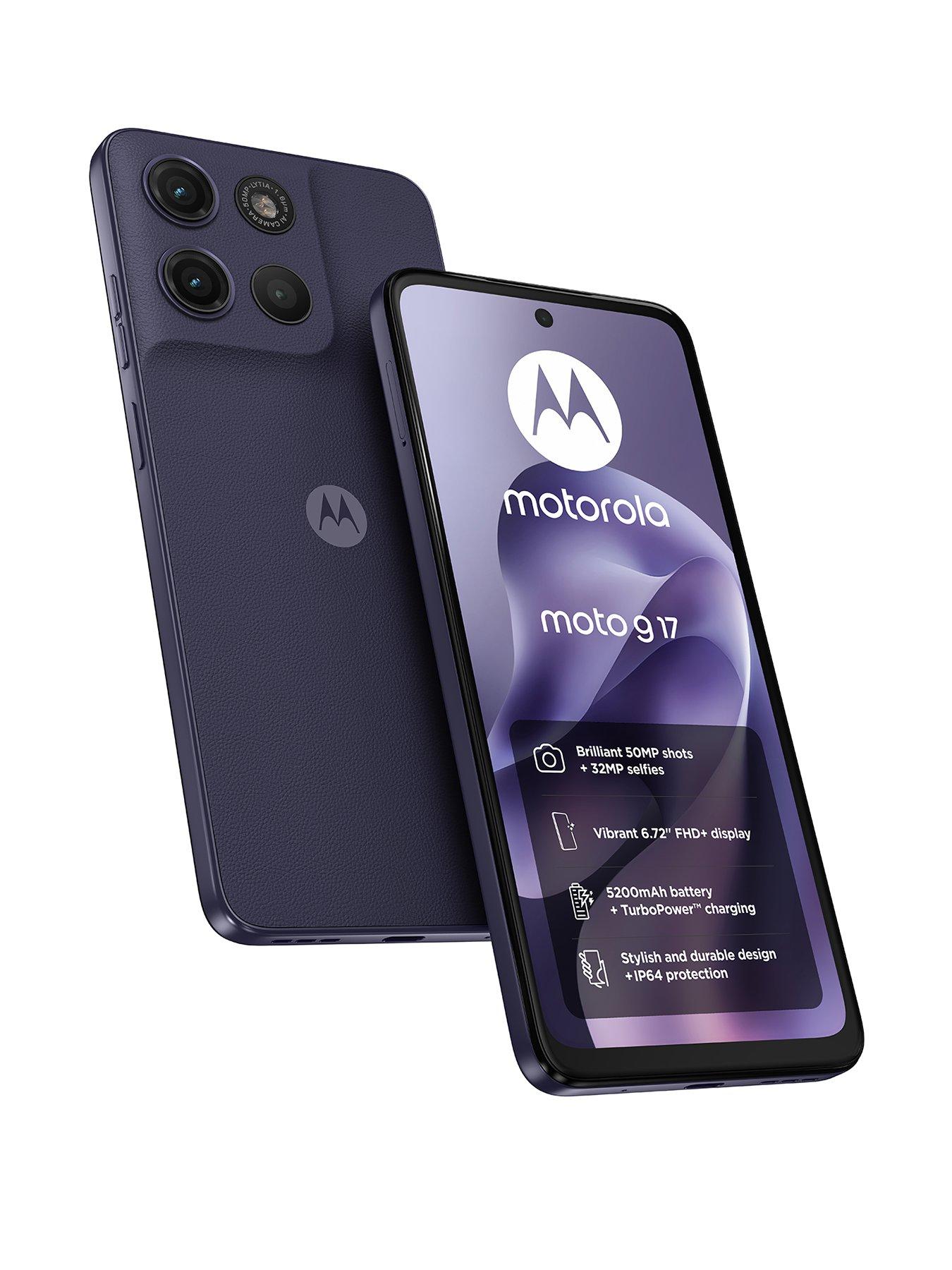 Motorola G17 - 128GB, PANTONE Mobile - Alaskan Blue