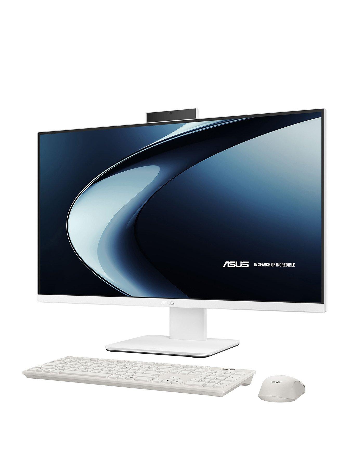 Image 1 of 7 of Asus AIO Desktop - 27in - AMD Ryzen AI 7 - 16GB RAM - 512GB - White