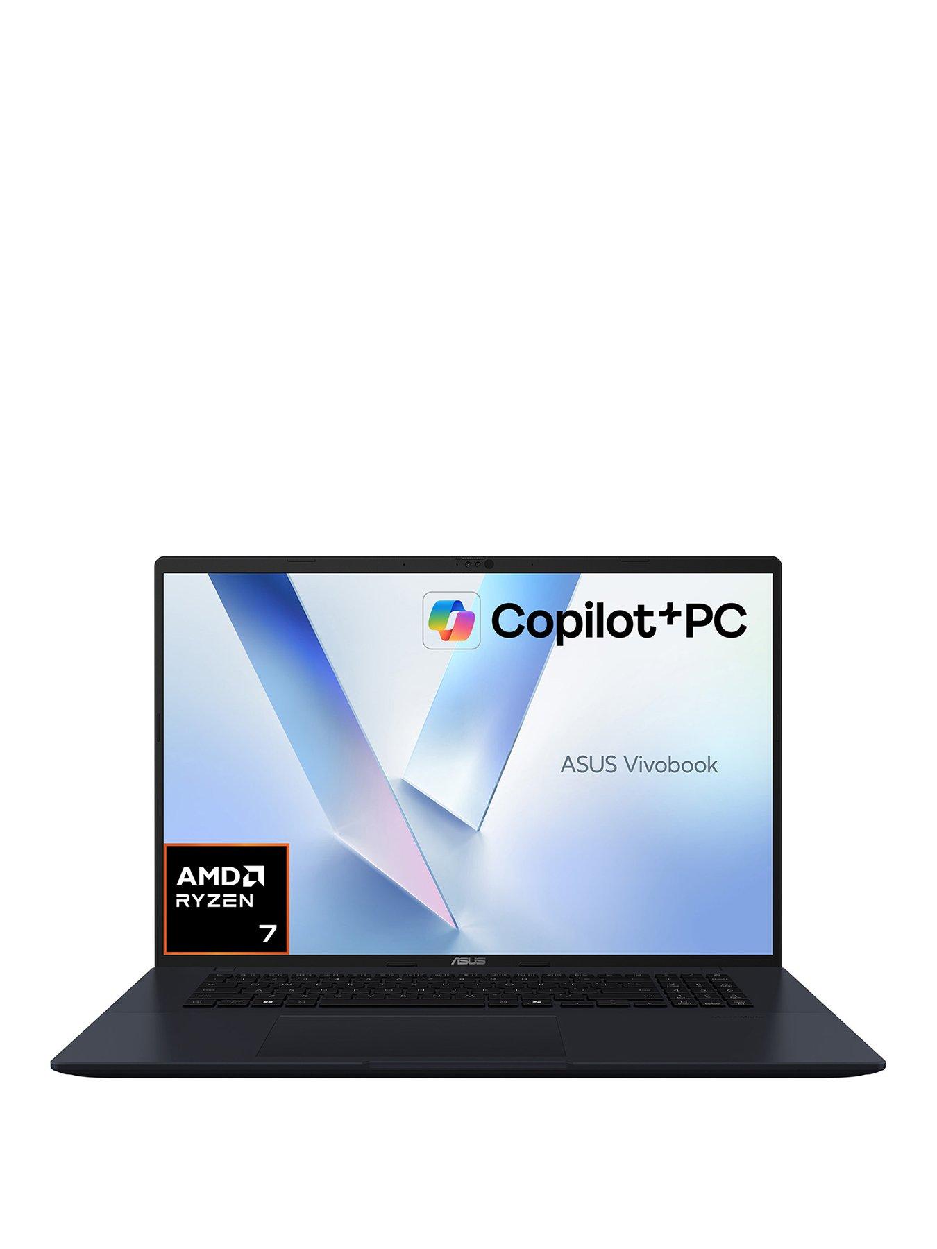 Asus Vivobook 18 - Copilot+ PC - 18in Laptop - AMD Ryzen AI 7 - 16GB RAM - 1TB - Blue