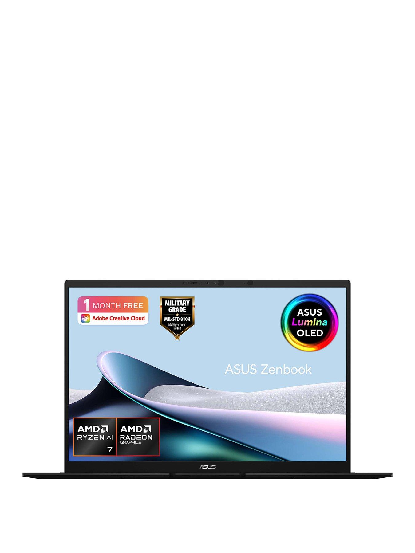  image of asus-zenbook-14-copilot-pc-14in-oled-amd-ryzen-ai-5-16gb-ram-1tb-black