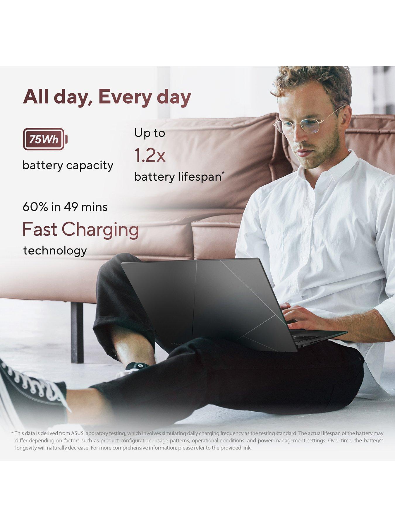 Image 6 of 7 of Asus Zenbook 14 - Copilot+ PC - 14in OLED - AMD Ryzen AI 7 - 16GB RAM - 1TB - Black