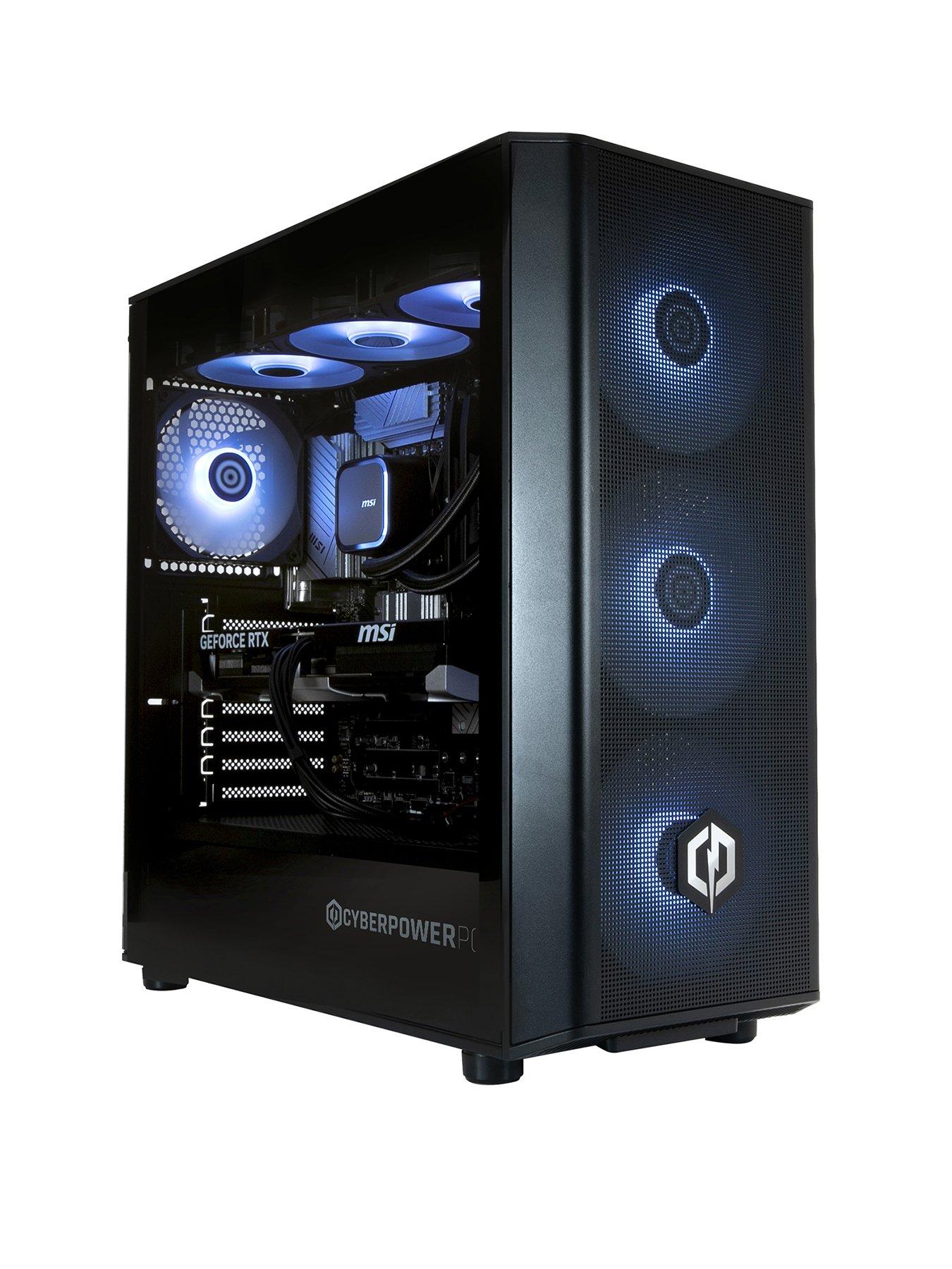CyberPower PC Gaming Desktop - AMD Ryzen 7 9800X3D, GeForce RTX 5070, 32GB RAM, 1TB SSD